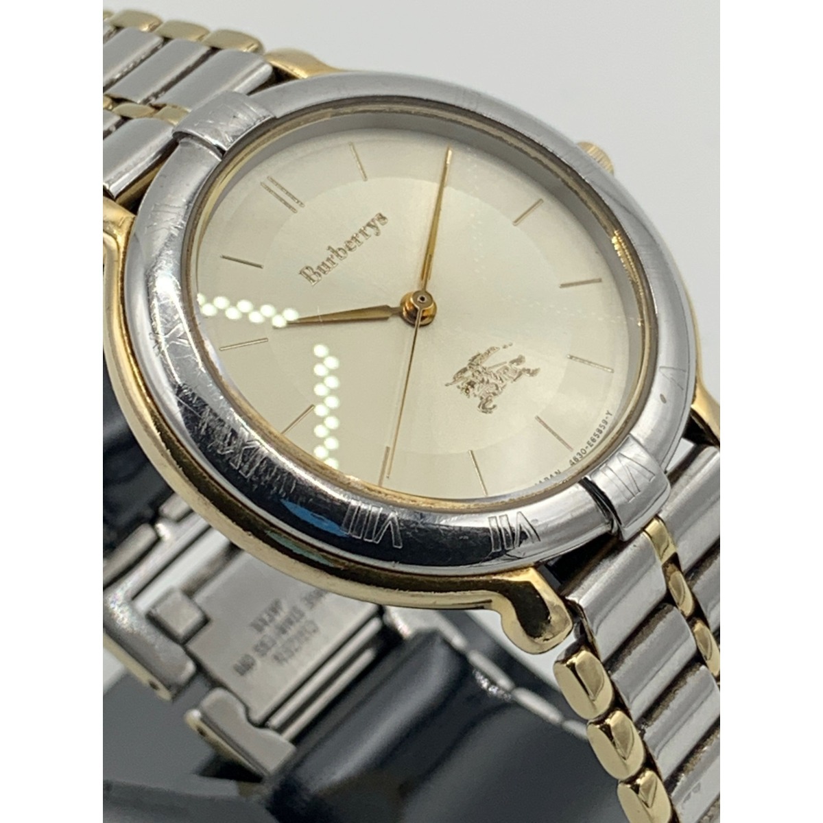 〇〇【中古】BURBERRY バーバリー クォーツ腕時計 4630-E60795 Cランク