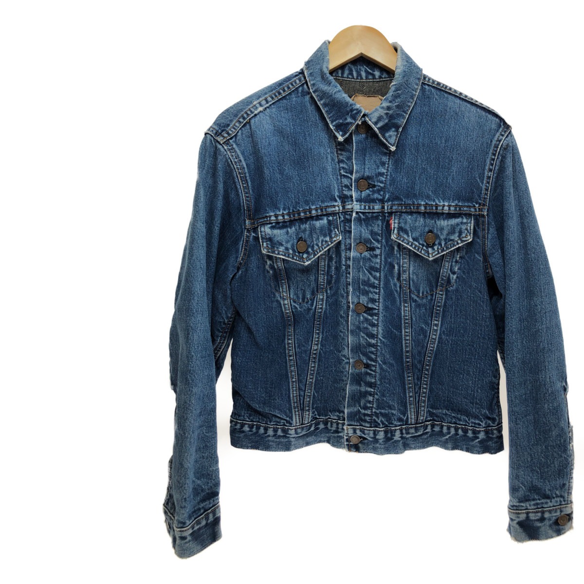 □□【中古】60s LEVI'S デニムジャケット サイズ不明 ライトインディゴ Cランク