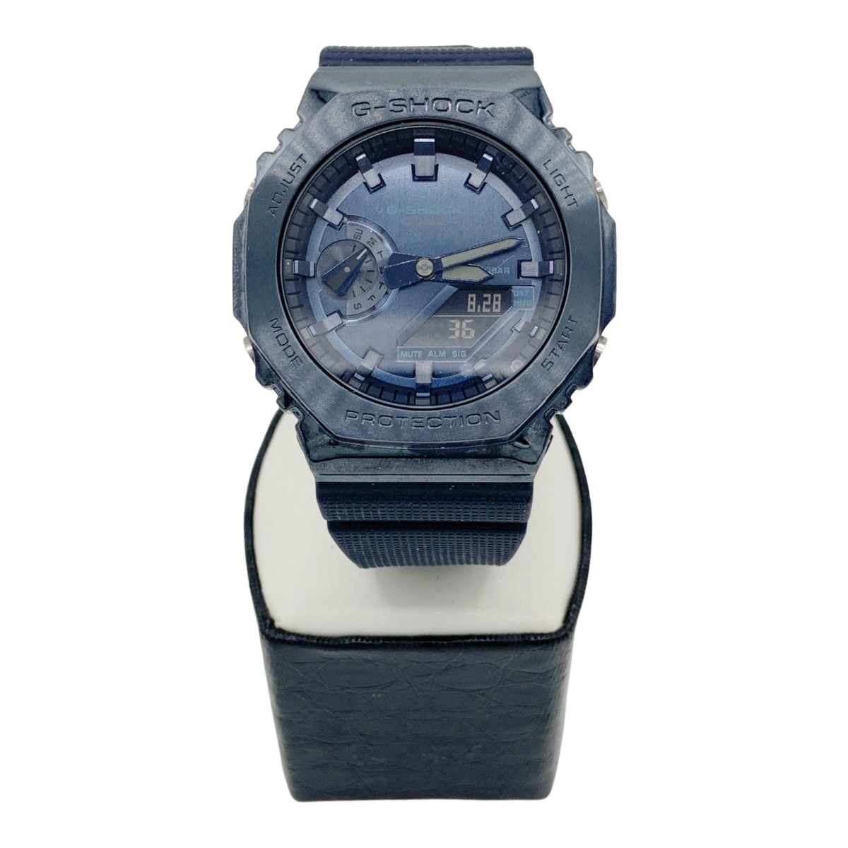 〇〇【中古】CASIO カシオ Gショック メタルカバード 腕時計 GM-2100N-2AJF ネイビー Bランク