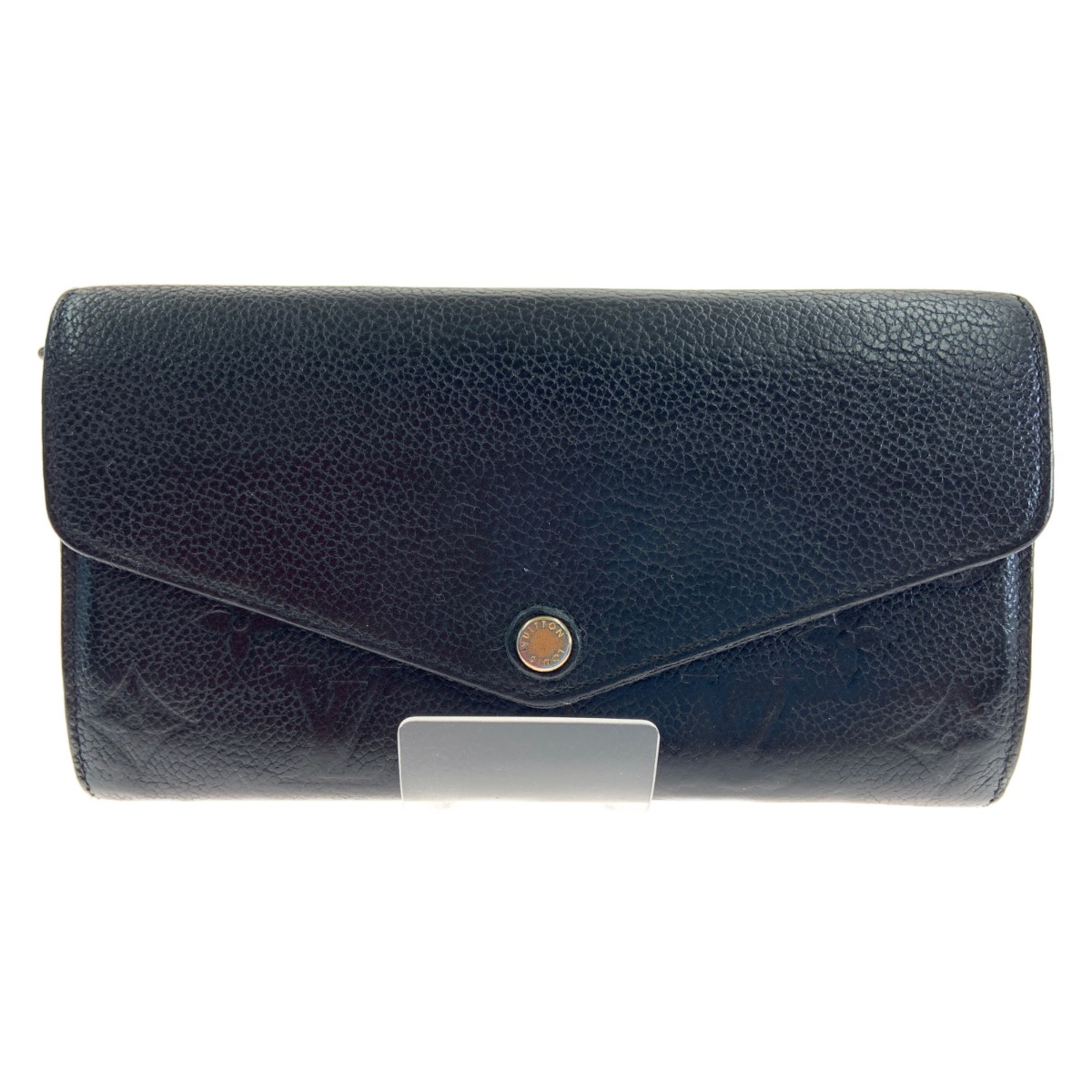 〇〇【中古】LOUIS VUITTON ルイヴィトン モノグラム アン工業プラント ポルトフォイユ サラ 二つ折り長紙入れ M61182 黒いこと B位置づける