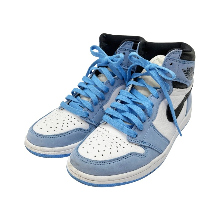 ◆◆【中古】NIKE ナイキ スニーカー　エアジョーダン　AIR JORDAN 1 RETRO HIGH OG 555088-134 ホワイト×ブルー Bランク