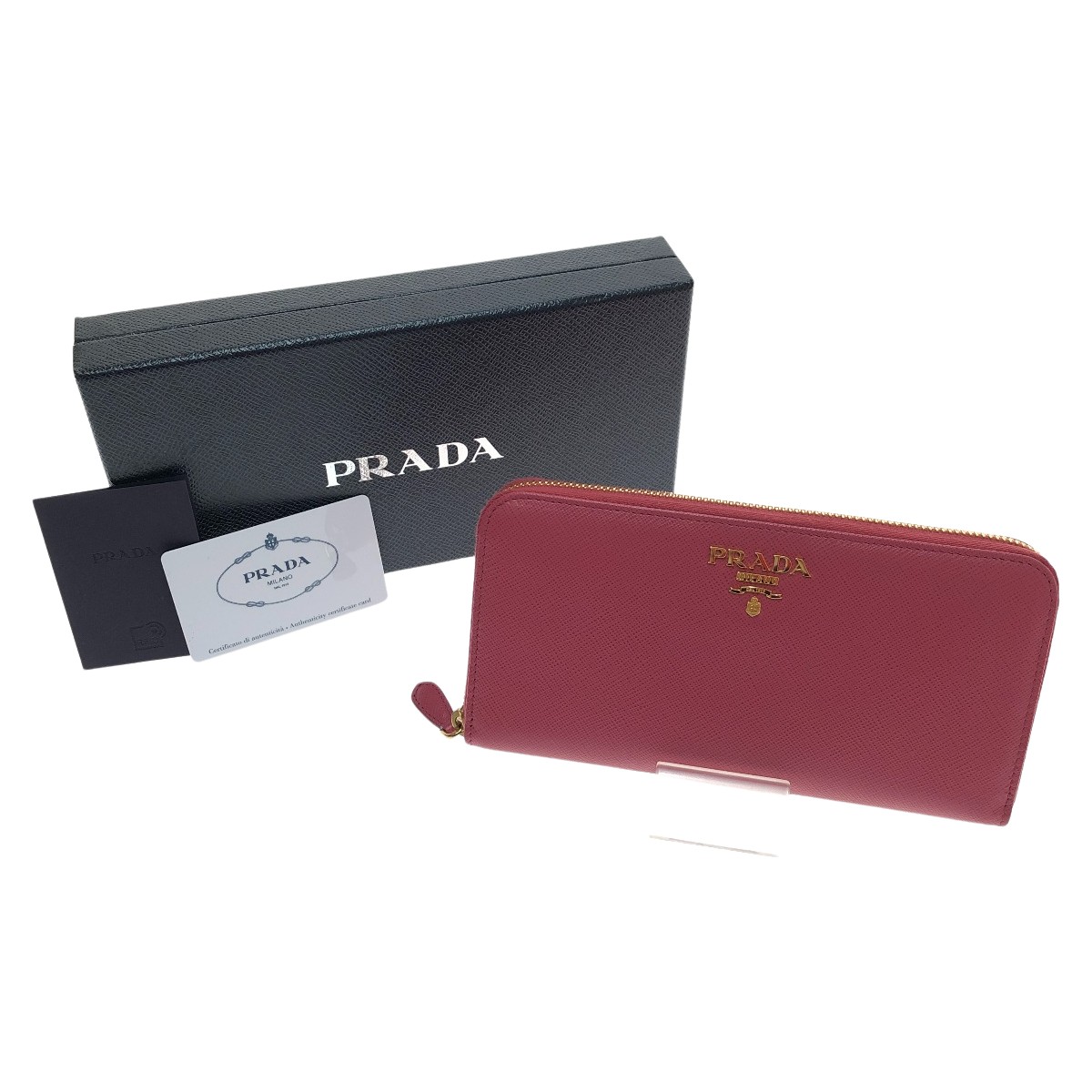 PRADA プラダ 長財布 ラウンドファスナー サフィアーノ パープル 楽天市場】【中古】【財布】PRADA プラダ ラウンドファスナー 長