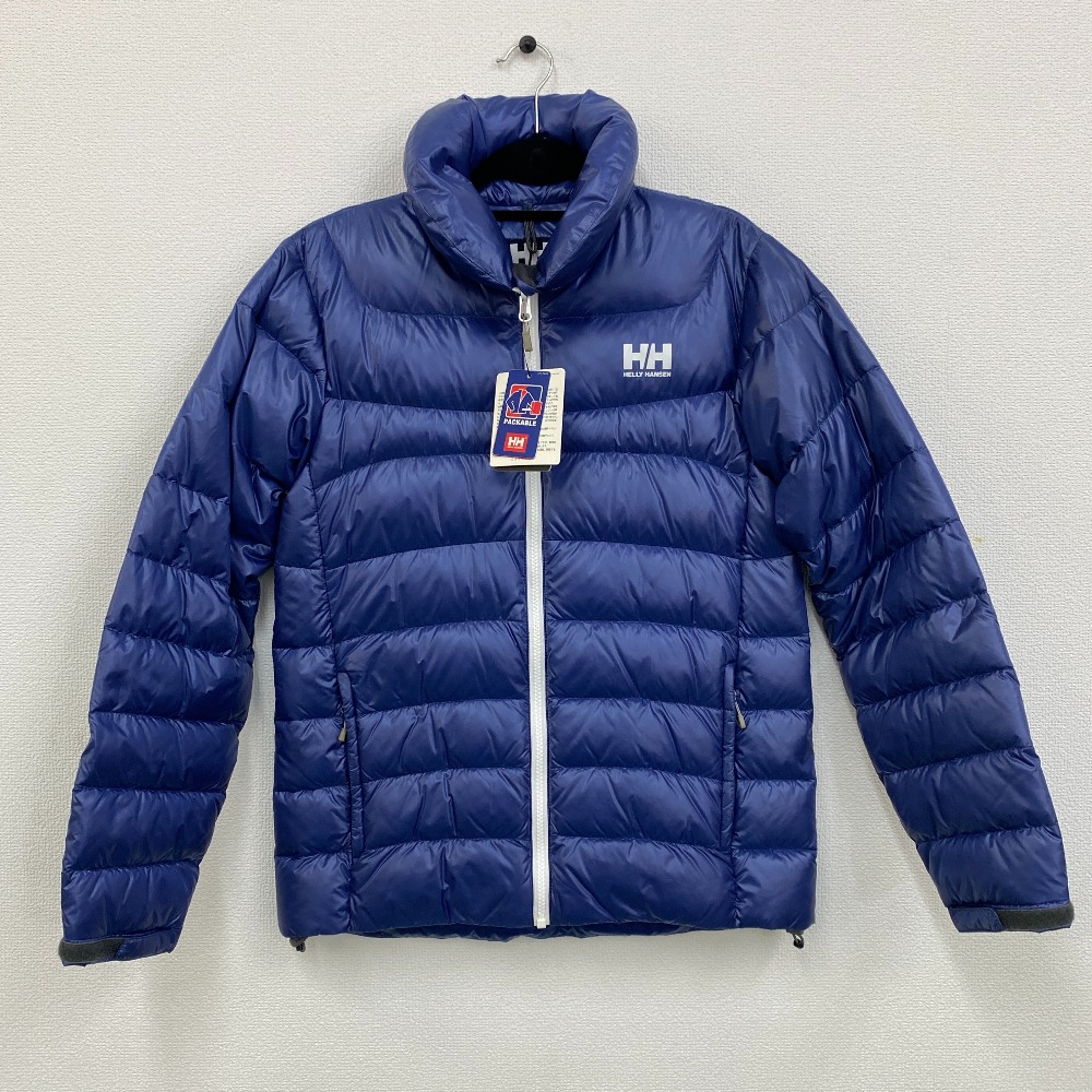 【中古】HELLY HANSEN ヘリーハンセン バンブルジャケット 冬物 メンズ ダウン H011608 ブルー Aランク|リサイクルビッグバン店