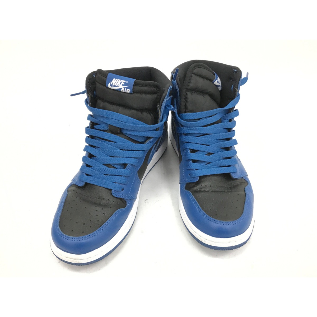 【中古】NIKE ナイキ スニーカー AIR JORDAN 1 ダークマリーナブルー27.5cm 555088-404 ブルー Bランク|リサイクルビッグバン店