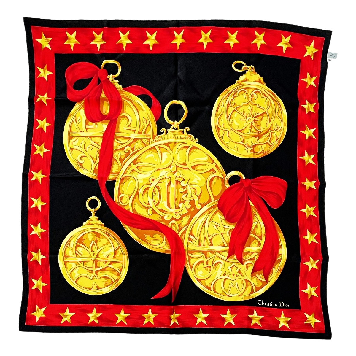 楽天市場】【中古】Christian Dior カシミヤロゴショール