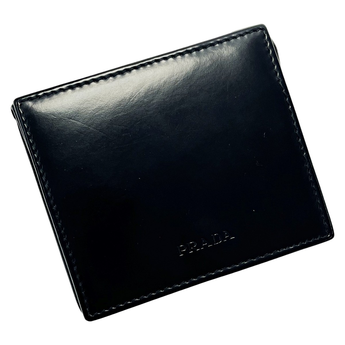 美品　PRADA ネイビー コインケース 楽天市場】PRADA プラダ 小銭入れコインケース メタルロゴ
