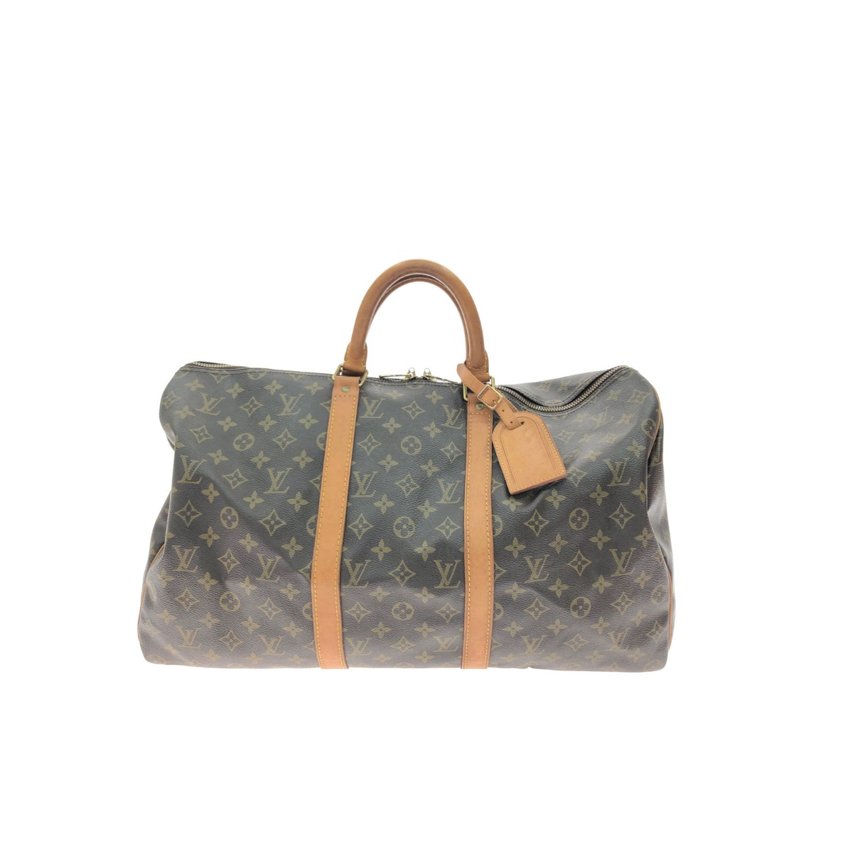 ▼▼【中古】LOUIS VUITTON ルイヴィトン ユニ一発やる ボストンバッグ モノグラム キーポル50 旅する鞄 M41426 B価値づける