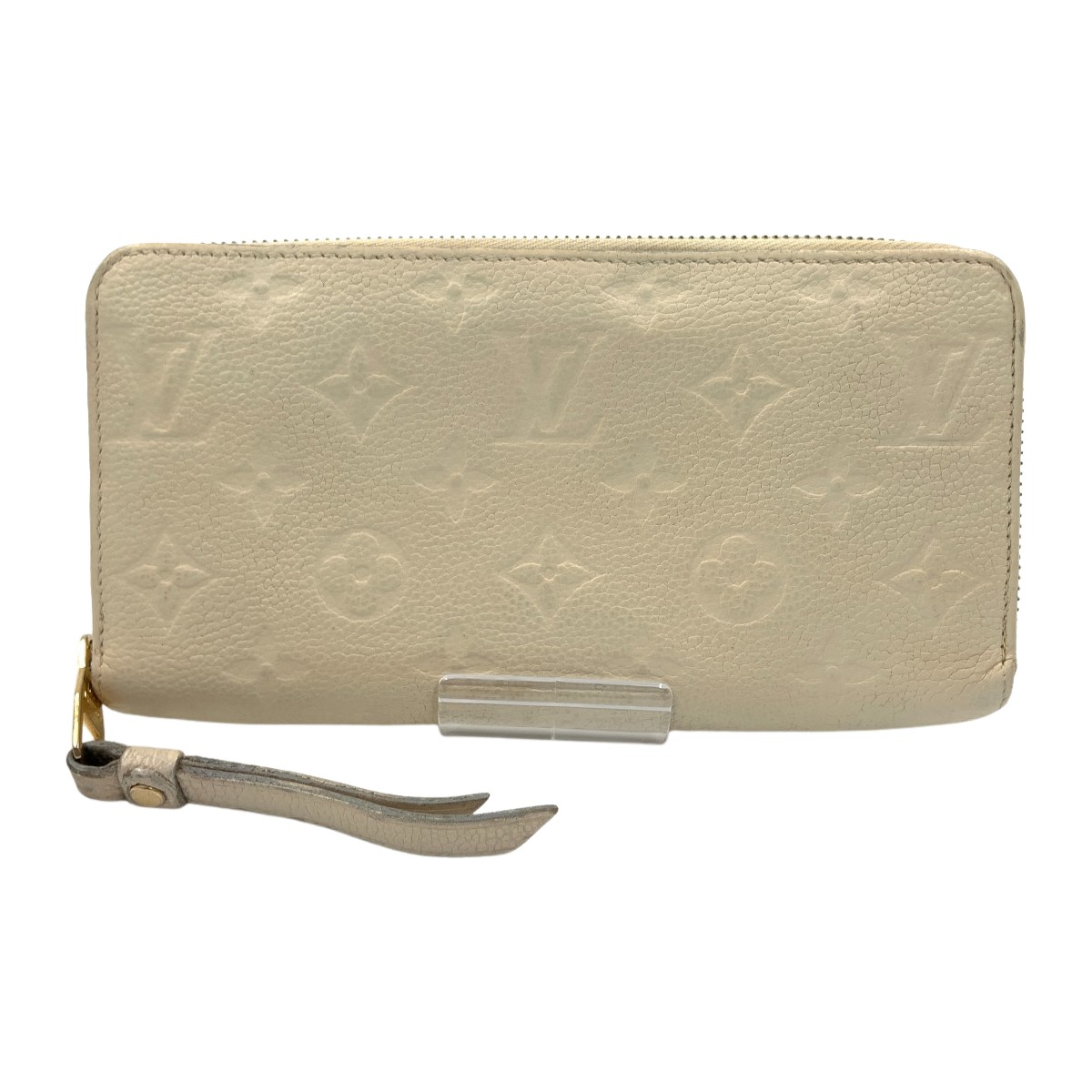 【中古】LOUIS VUITTON ルイヴィトン モノグラム アン工業プラント ジッピーウォレット ジッパー長紙入れ M60546 白いこと C序列付ける