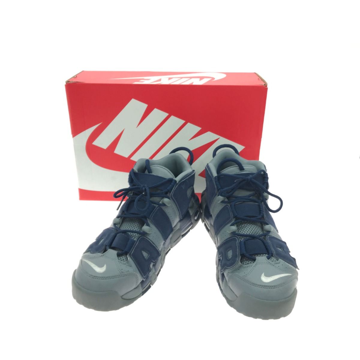 【中古】NIKE ナイキ スニーカー AIR MORE UPTEMPO 96 SIZE 29cm 921948-003 ネイビー Bランク