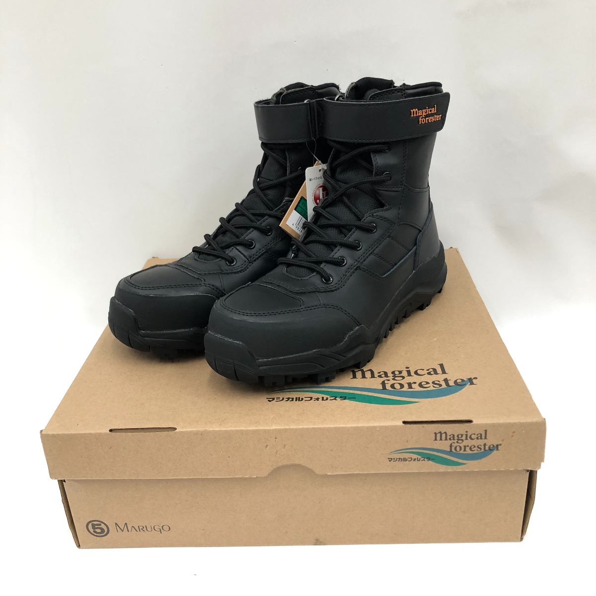 【中古】丸五 マジカルフォレスター#005 安全性のあるスパイクシューズ 26糎 MF005-BK-260 黒いこと S序列付ける