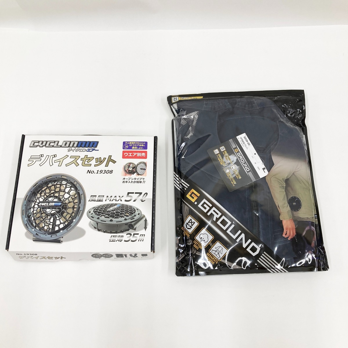 【中古】SOWA 桑和 EF用長袖ブルゾン 5039-00 デバイスセット NO.19308 ファンセット Sランク
