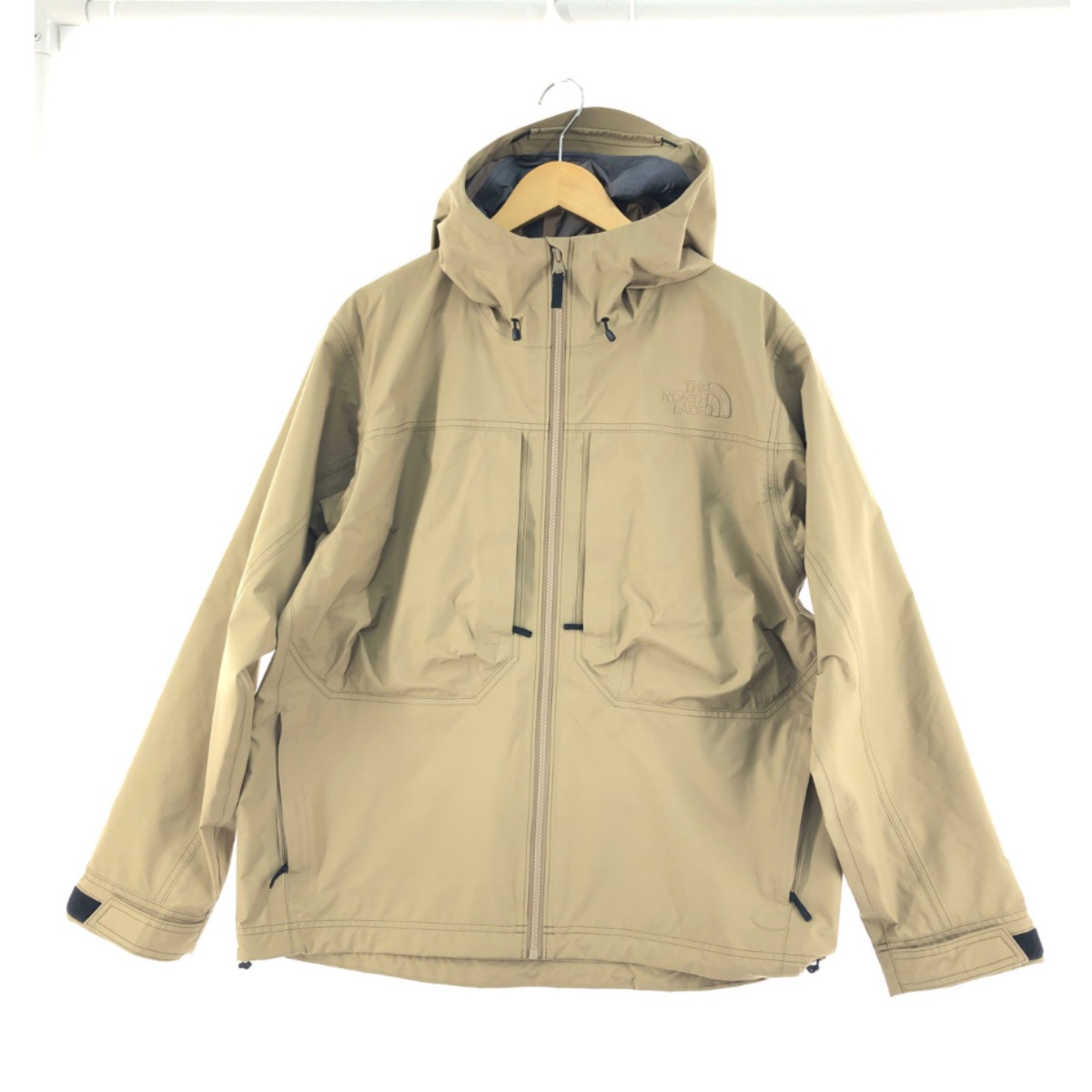 ▼▼【中古】THE NORTH FACE ザノースフェイス メンズ ナイロン ハイカーズジャケット ゴアテックス SIZE L NP12403 カーキ Aランク