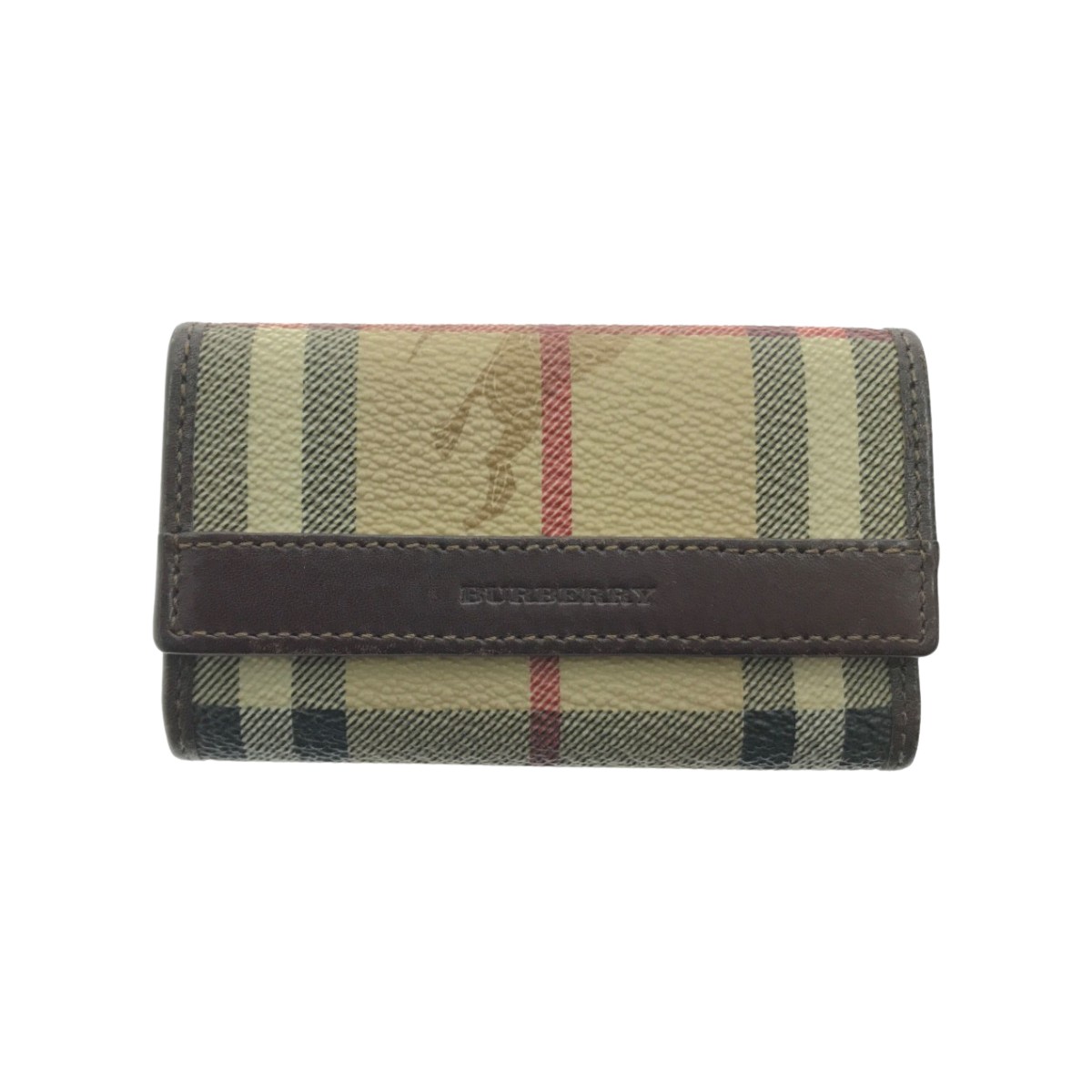 楽天市場】【未使用品】BURBERRY バーバリー キーケース 6連キー