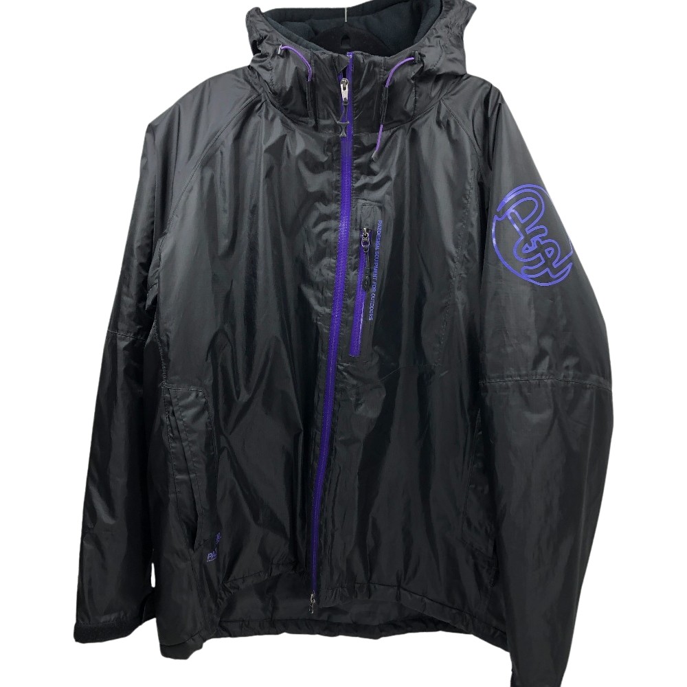 ΣΣ【中古】Pazdesign パズデザイン SIZE 4L ブレスシェード レインスーツ 黒いこと B位置づける