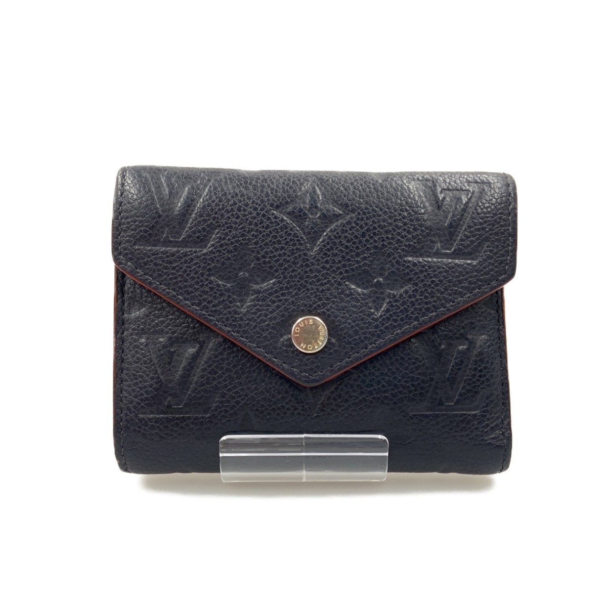〇〇【中古】LOUIS VUITTON ルイヴィトン モノグラム アン工業プラント ポルトフォイユ ヴィクトリーヌ 三つ折り短紙入れ M64577 米国海軍 B序列付ける