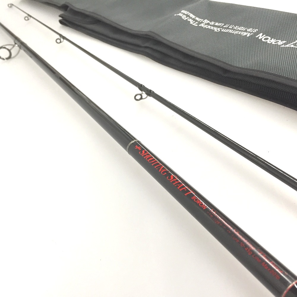 △△【中古】ufmウエダ ソルトウォーターロッド ショア シューティングシャフト BORON STB-112FX-Ti 竿袋付属 Bランク