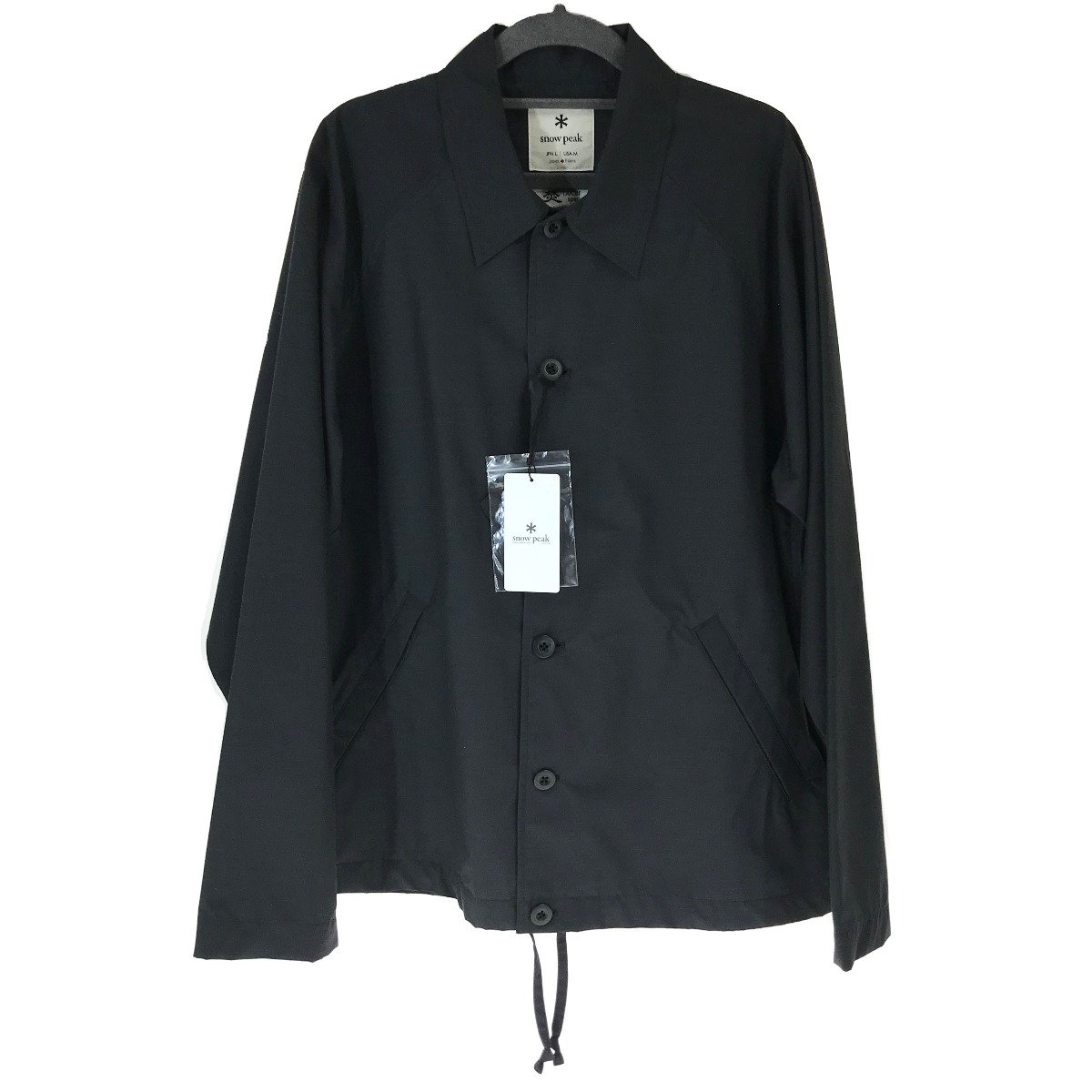 ##【中古】snowpeak スノーピーク FR Jacket ジャケット JK-20SU00204BK ブラック Lサイズ Aランク