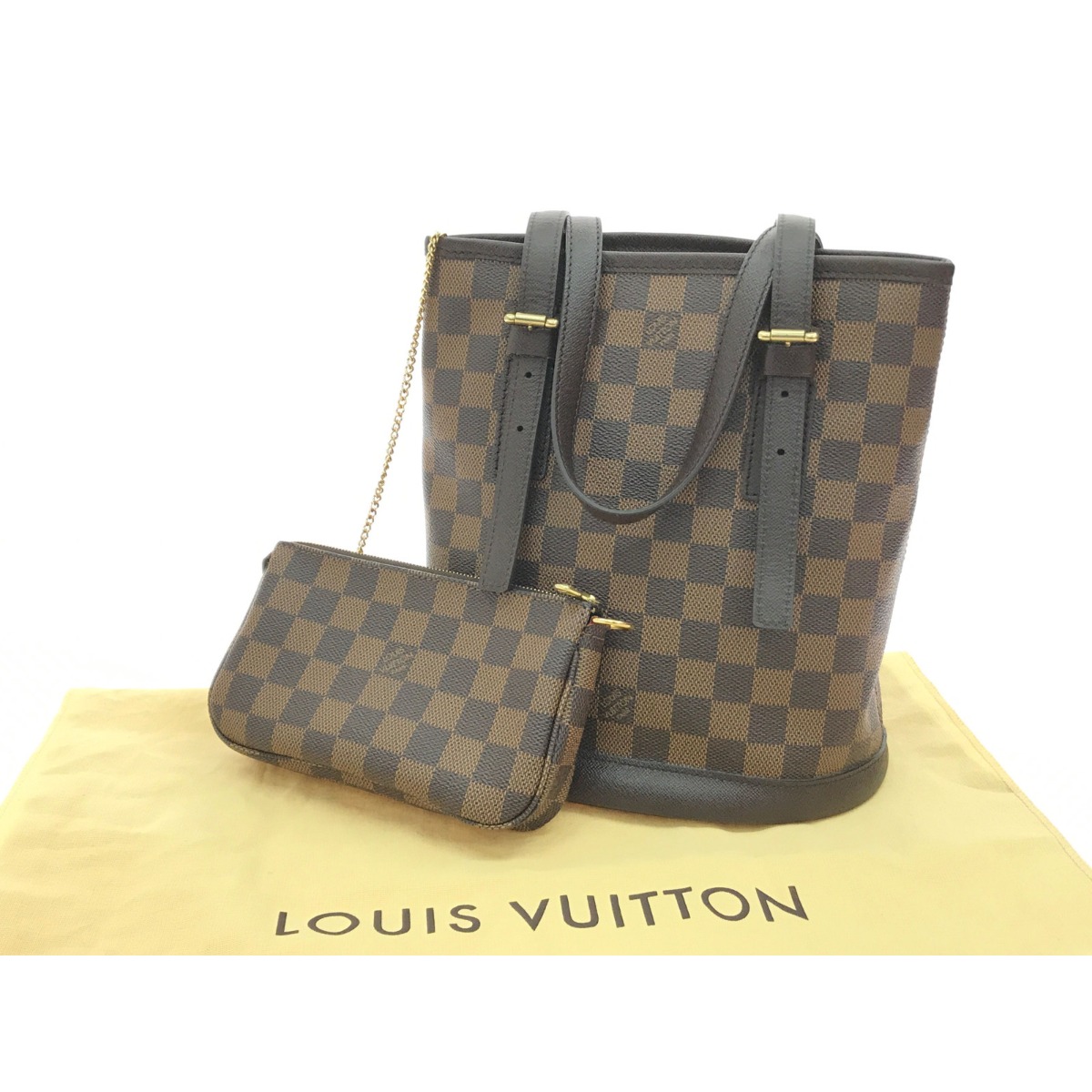 楽天市場】【中古】 LOUIS VUITTON ルイヴィトン バケットGM