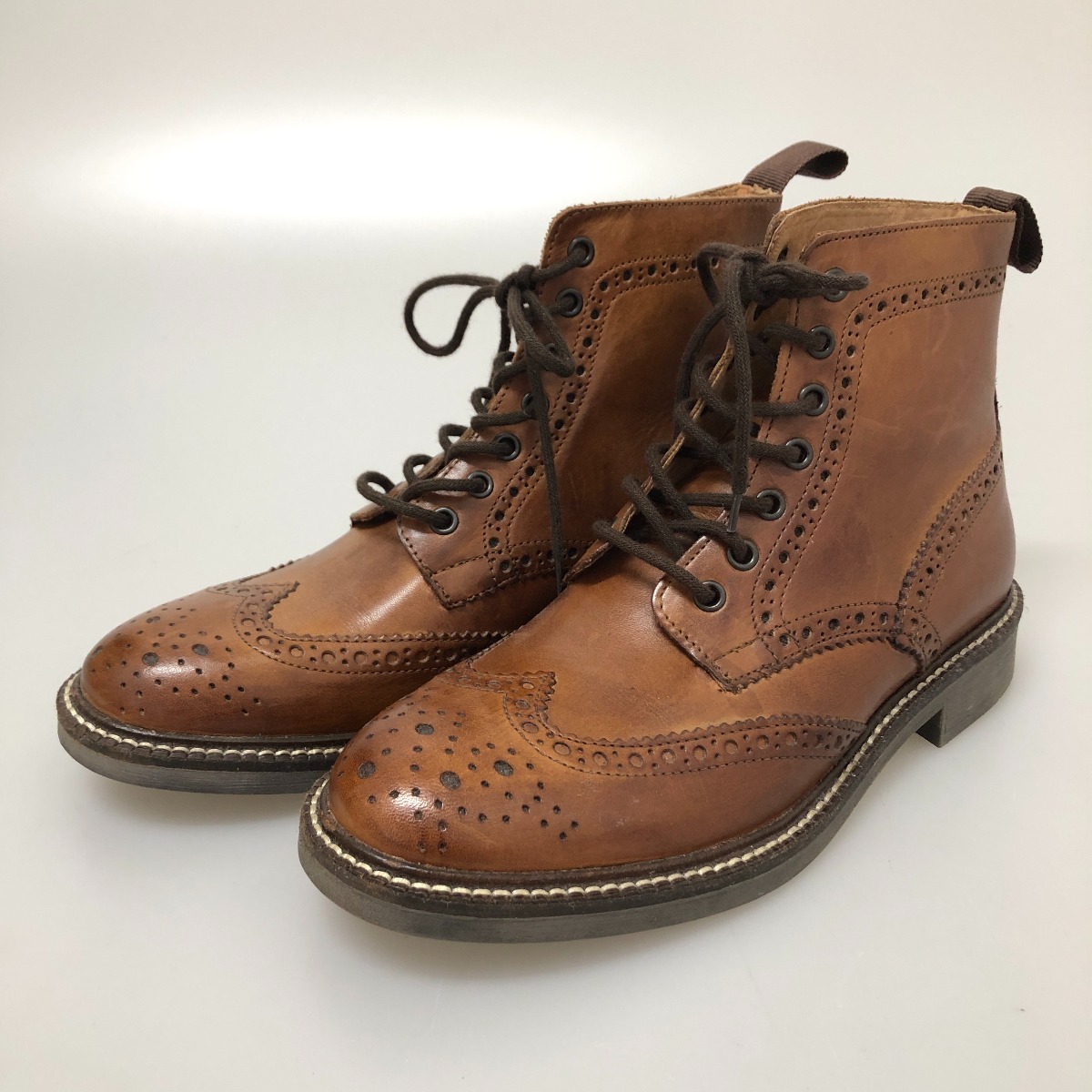 □□【中古】stefanorossi ウイング ハイ ブーツ 24.5cm 本体のみ SR03625 ブラウン Bランク 4,417円