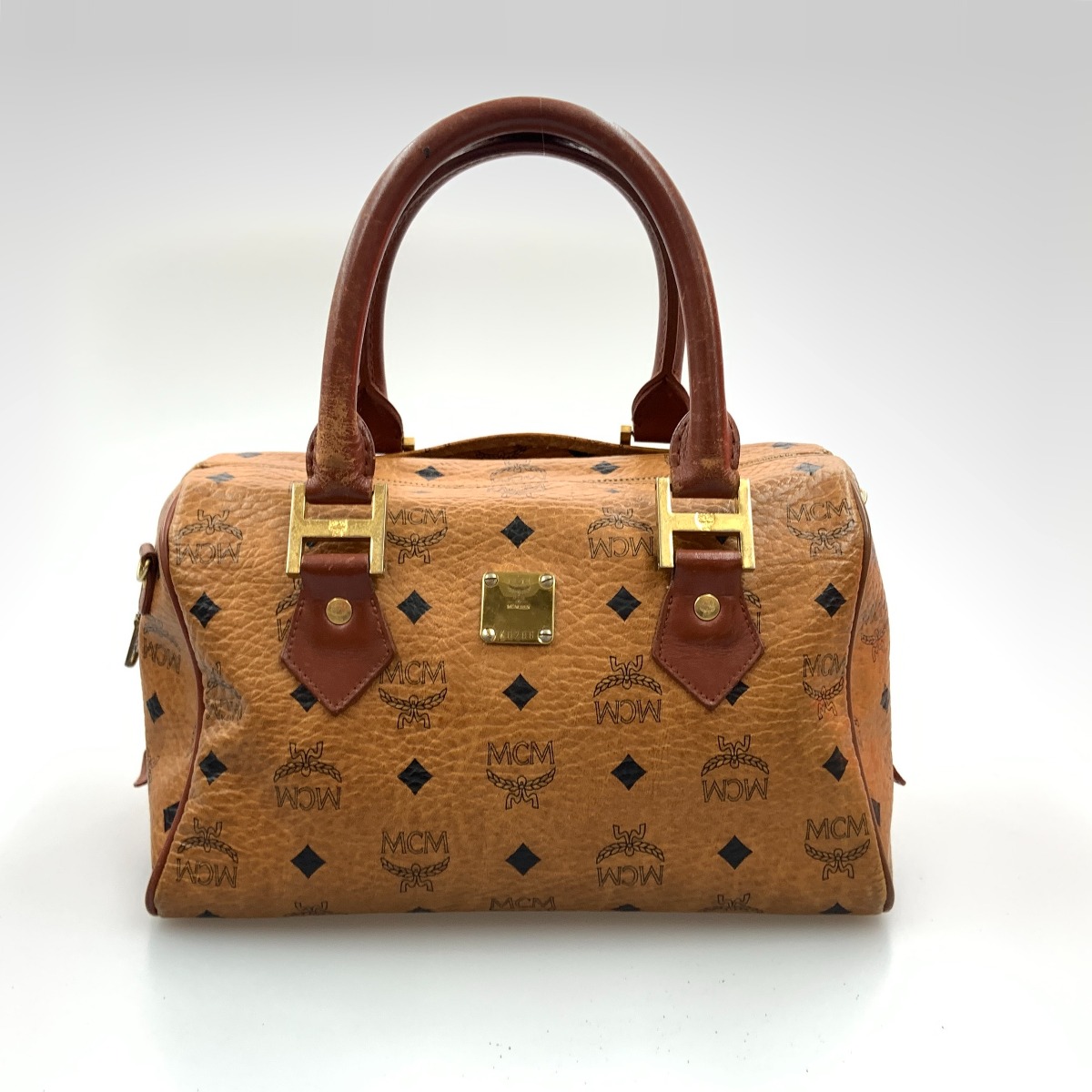 MCM エムシーエム ボストンバッグ ブラウン ストラップ付き 大きめ （O） 楽天市場】【中古】MCM エムシーエム ボストンバッグ ヴィセトス