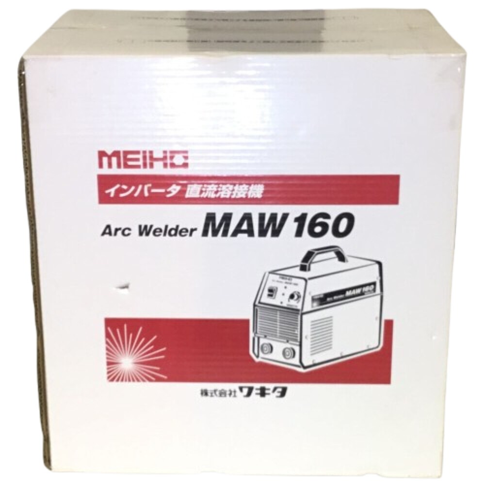 【中古】WAKITA インバータ直流溶接機 未当てはめる品 MAW-160 赤いこと S序列付ける