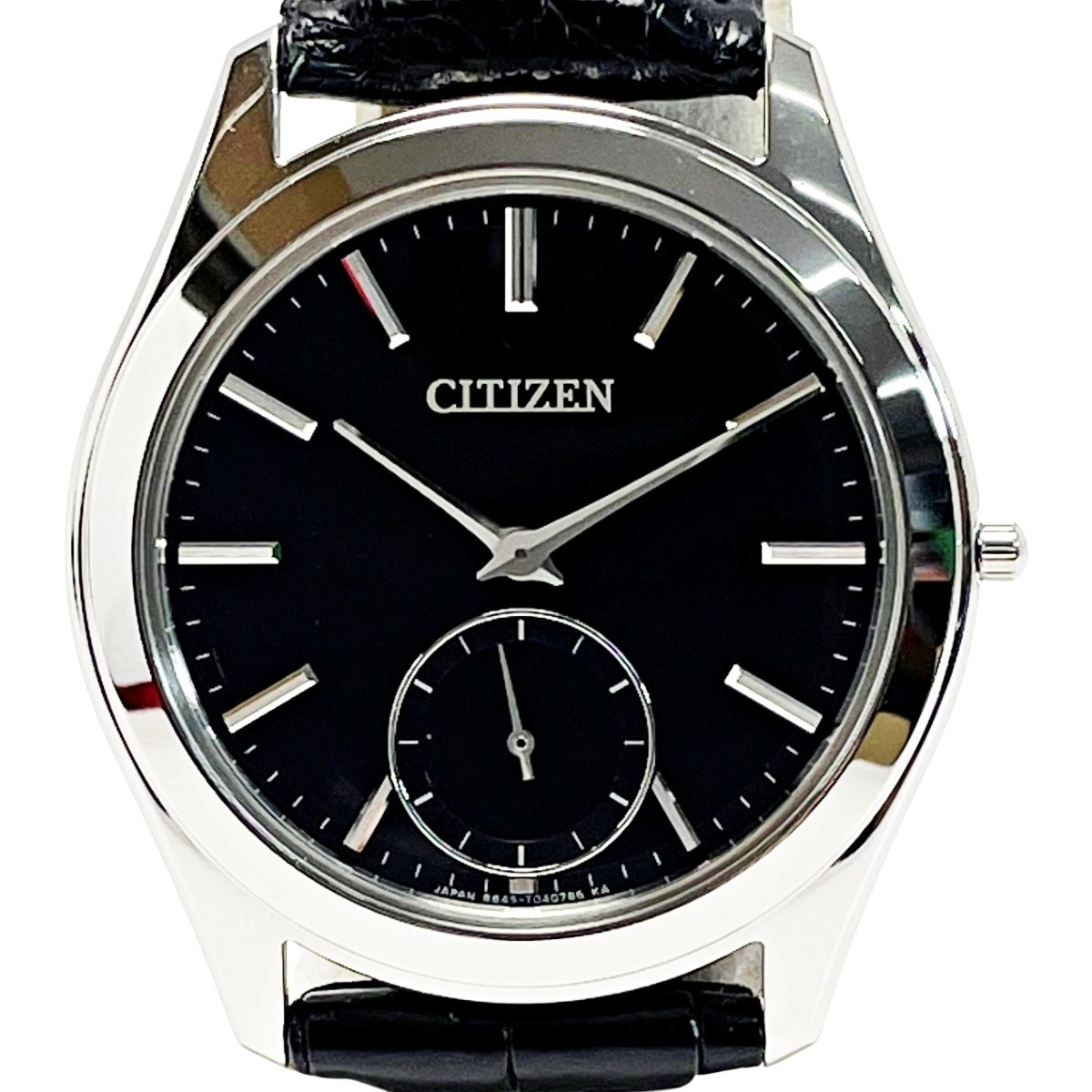 【新品未使用】CITIZEN クォーツ腕時計 ブラック シチズン アテッサ アクトライン ブラックチタン CC4059-64L