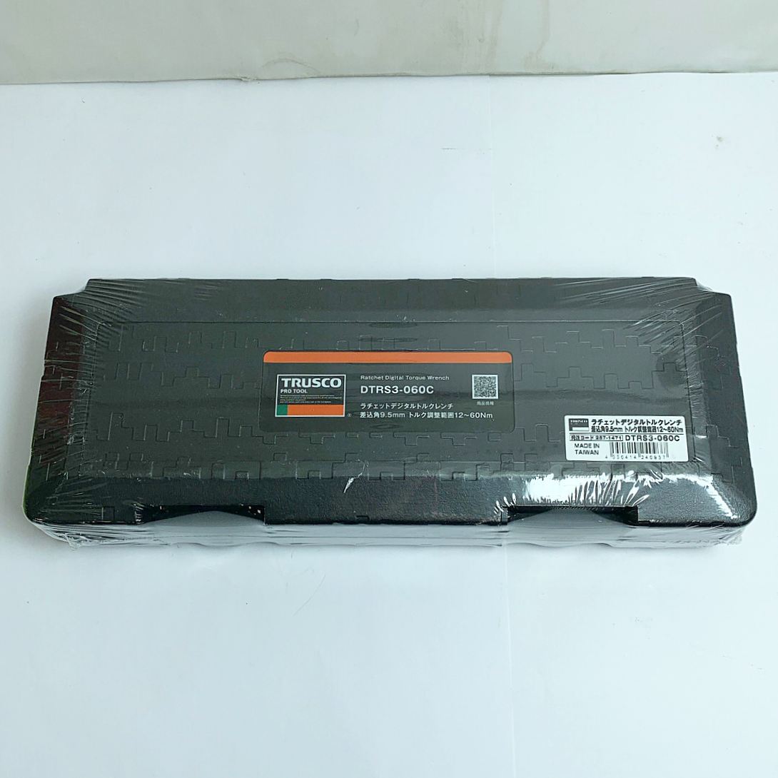 ♭♭【中古】TRUSCO トラスコ ラチェットデジタルトルクレンチ【未開封品】差込角9.5ｍｍ　トルク調整範囲12~60Ｎｍ DTRS3-060C Sランク