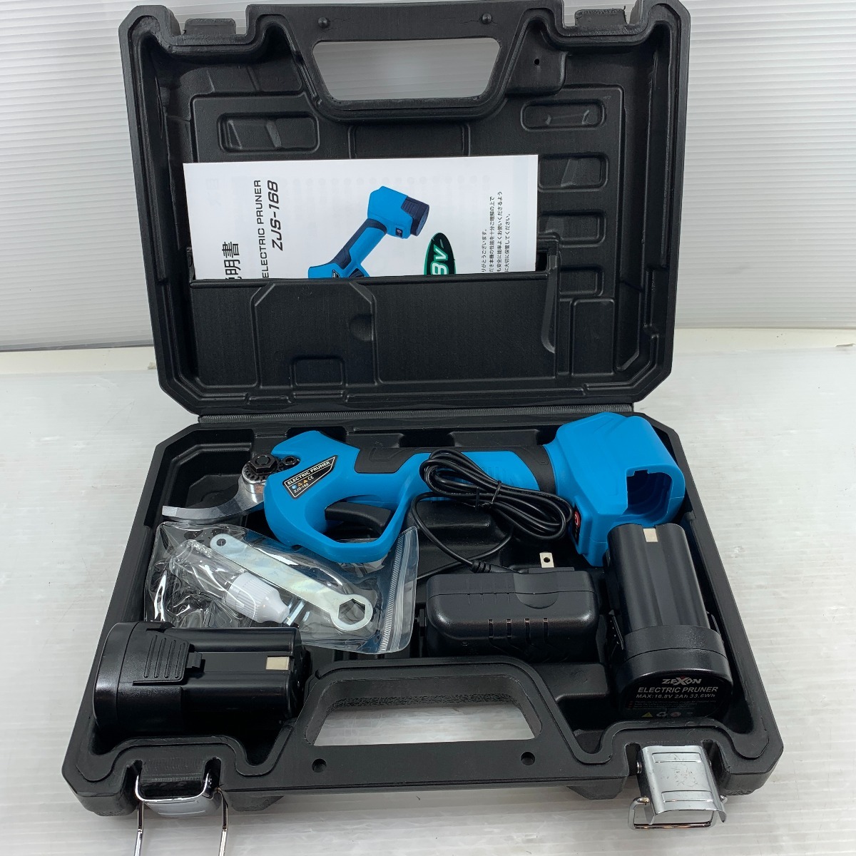 楽天市場】ZEXON/ゼクソン 16.8V/2.0Ah 充電式 電動剪定鋏 ZJS-168
