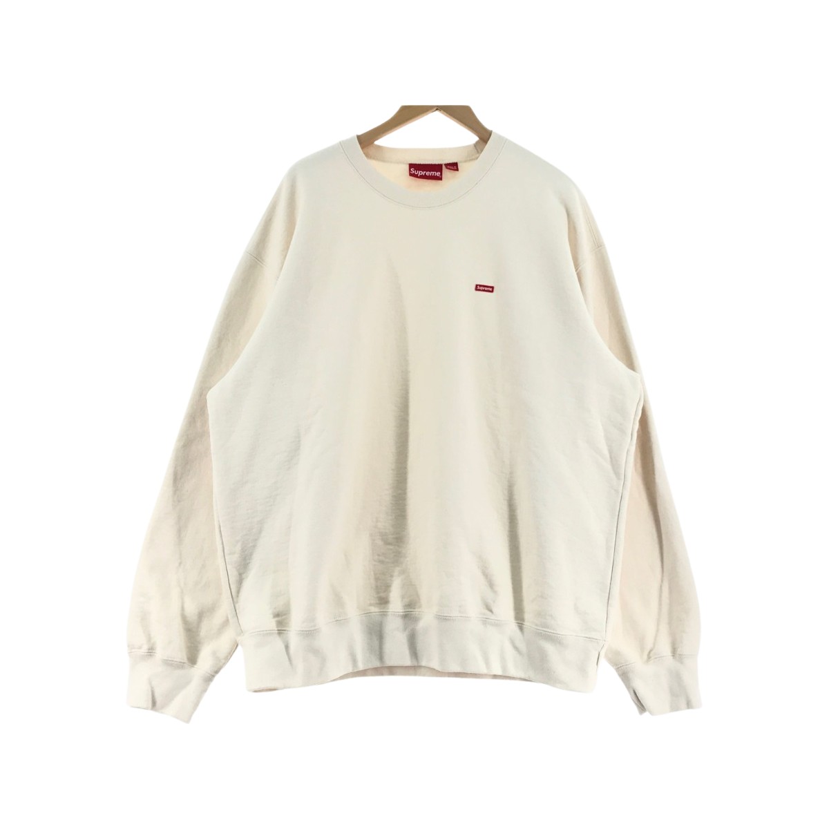 ▼▼【中古】Supreme シュプリーム メンズ衣料 スウェット スモールボックスロゴ SIZE XL アイボリー Aランク|リサイクルビッグバン店