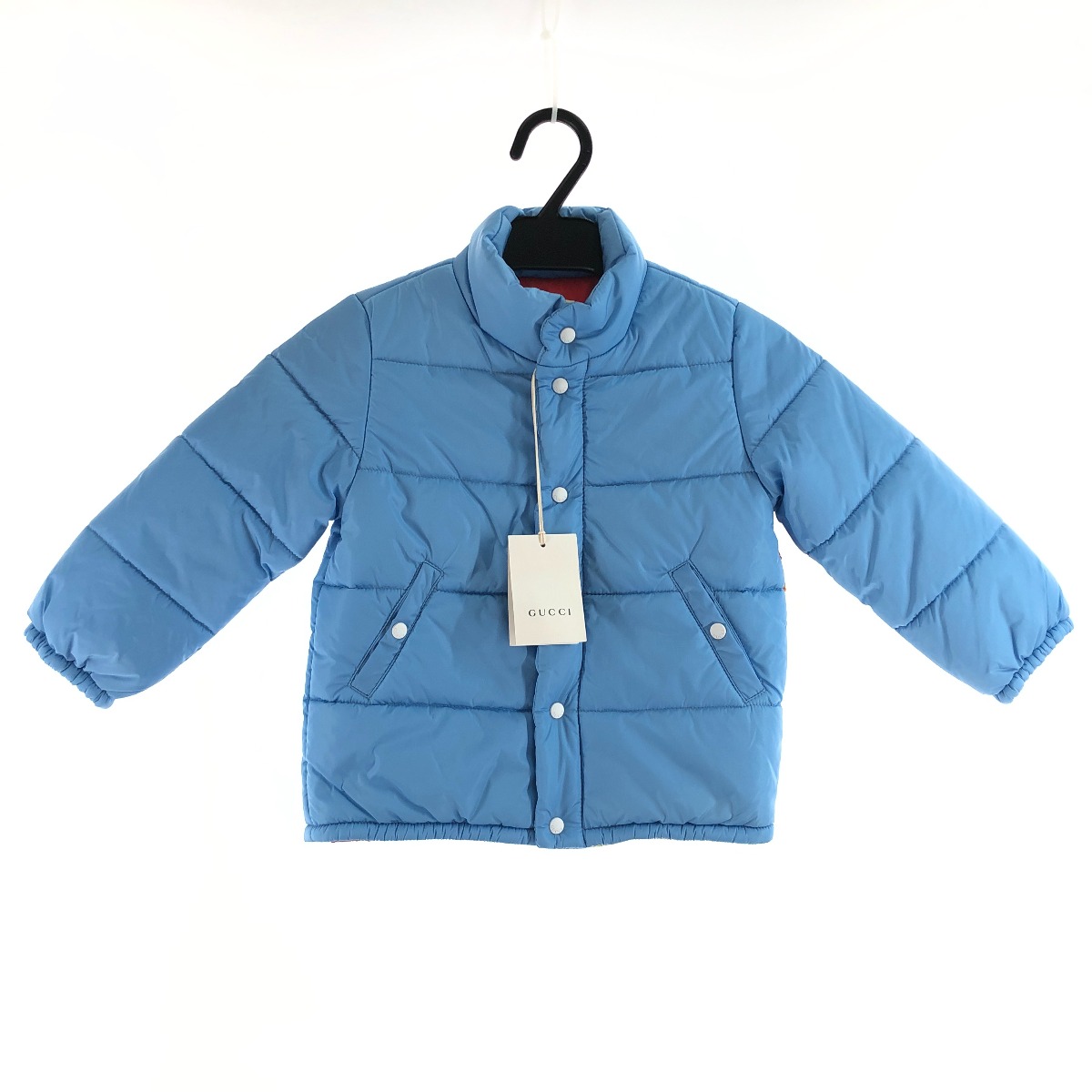 希少✨ GUCCI ムートンコート ダッフル ブルー ジップアップ サイズM ダッフルコート(150・160cm)（98-26WE04-203）｜コムサイズム（COMME