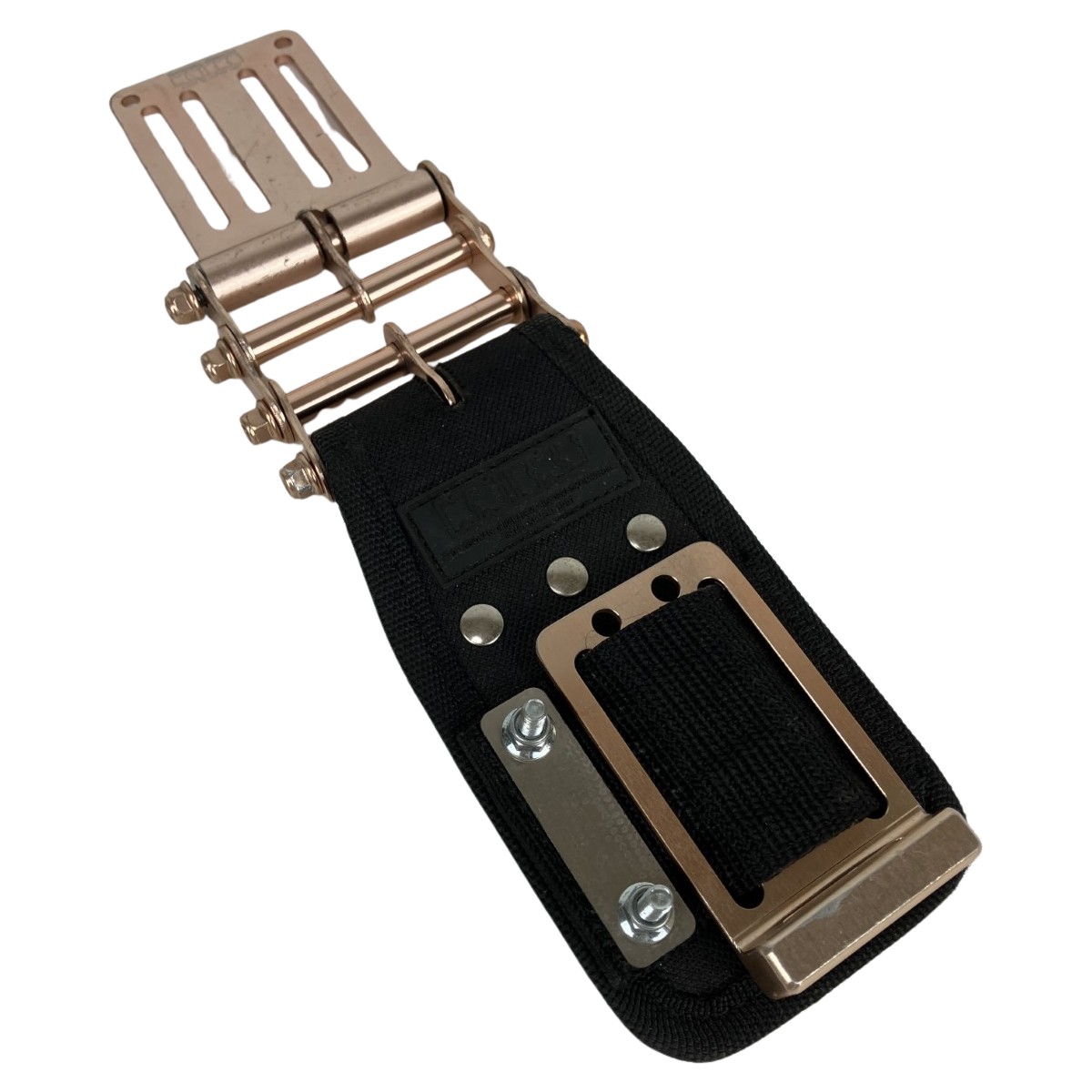 ЗЗ【中古】KNICKS フック付電工用プレート カラビナホルダー付 KC-SE ALU-IPG ALU-15-PG ALU-3 ブラック Bランク