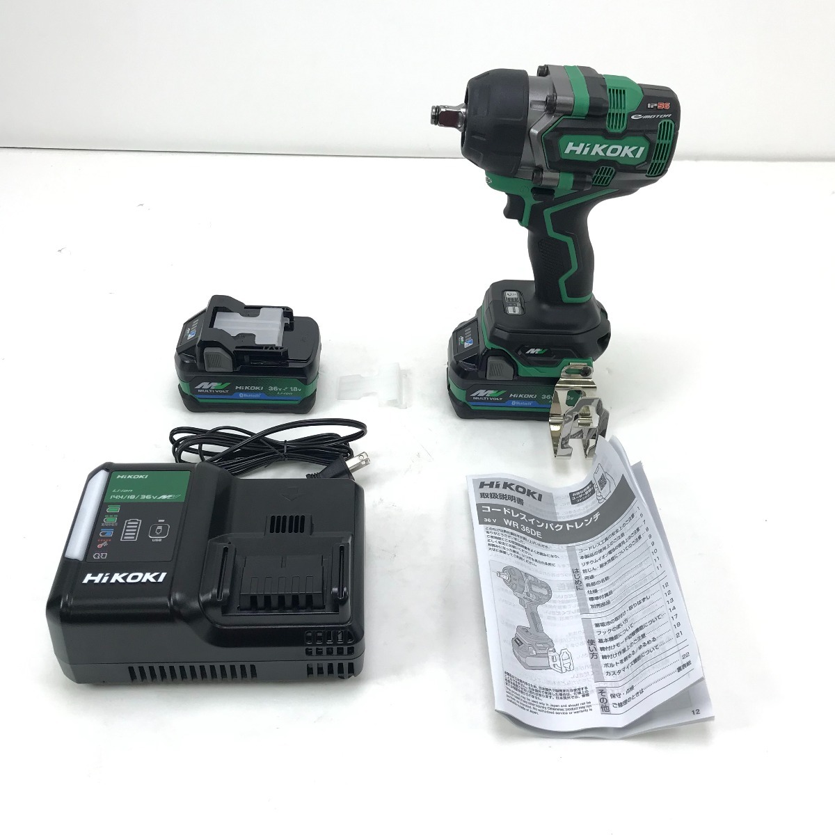 $$【中古】HiKOKI ハイコーキ 差しひびき鍵 WR36DE 緑であること S位置づける