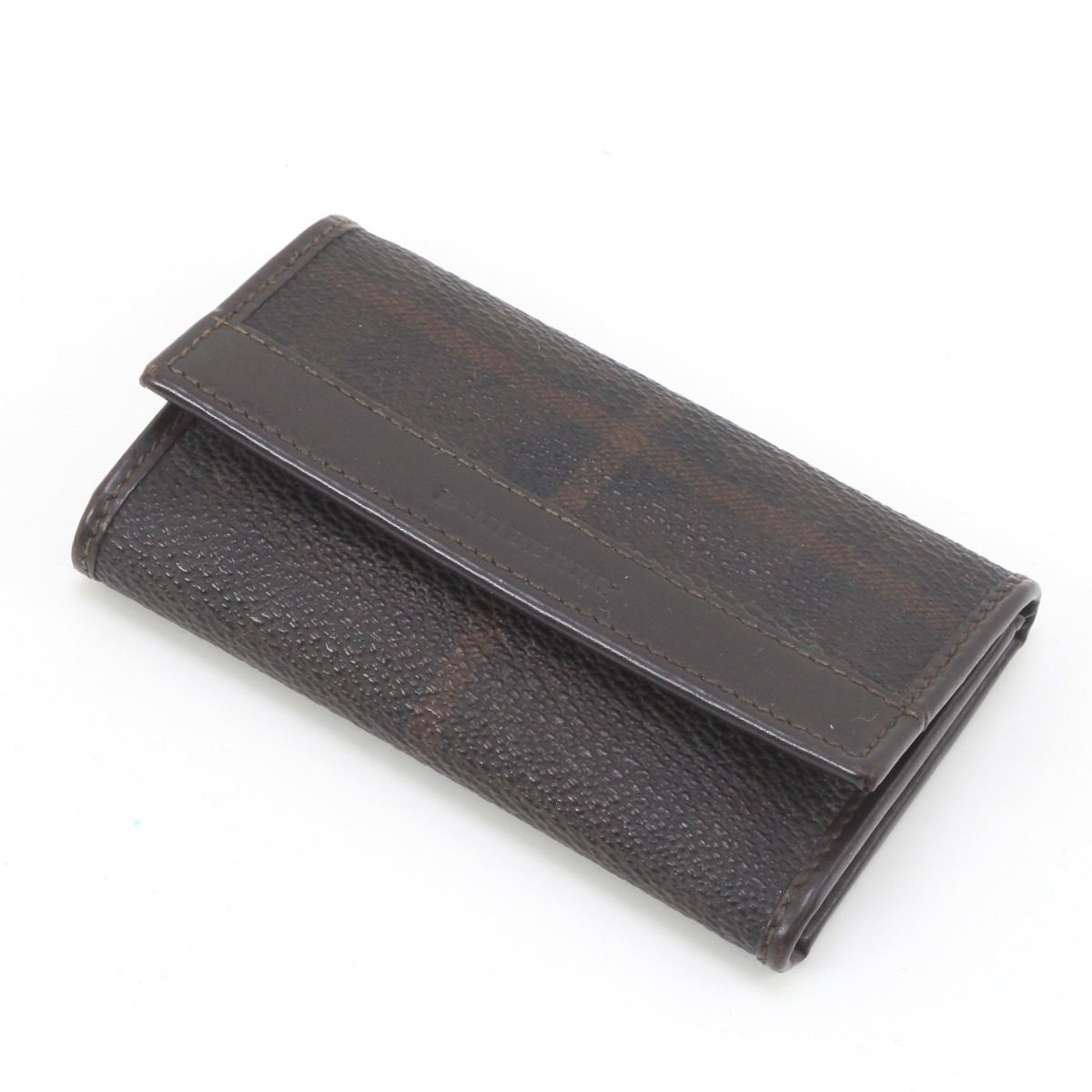 新品　バーバリー　キーケース　茶色 BURBERRY - BURBERRY バーバリー キーケース 茶色の通販 by しん