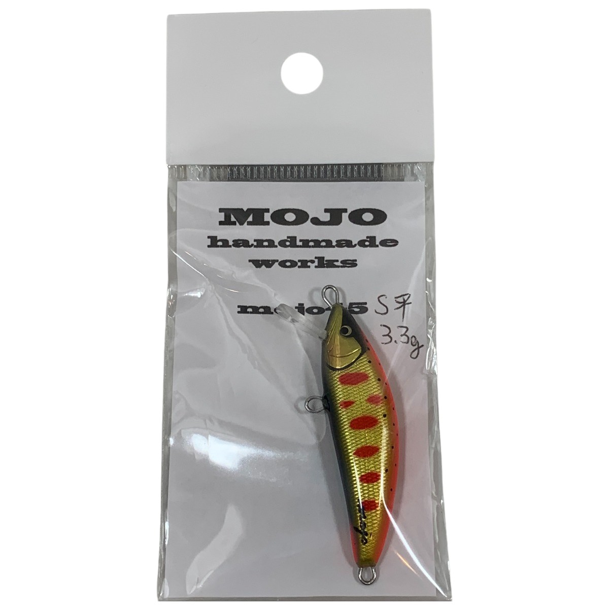 楽天市場】【中古】mojo ハンドメイドルアー ミノー グリーン x