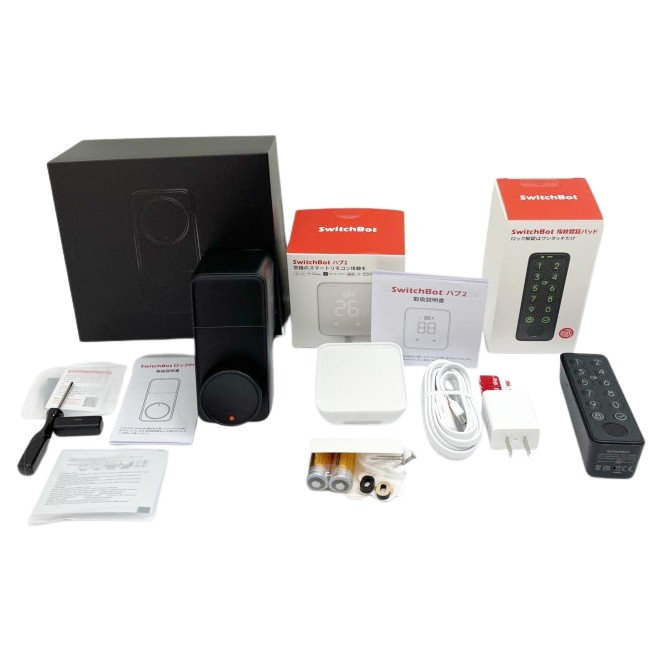 ◆◆【中古】 SwitchBot 鍵を掛けるPro こしき2 指紋証明パッド 3点書き割り W3500000-LPS A序列付ける