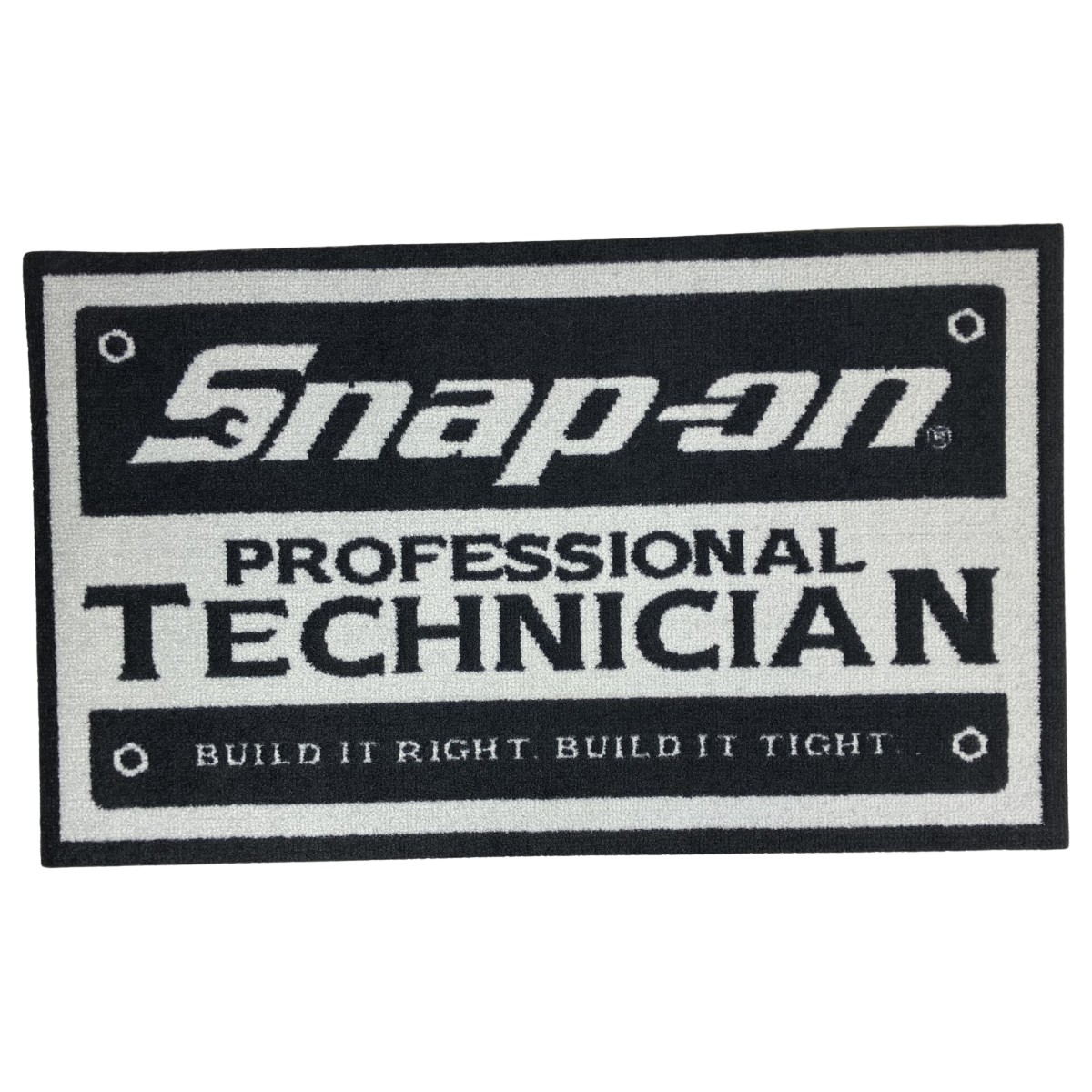 ЗЗ【中古】Snap-on スナップオン 立ち会い場つや消し エントランスマット パイル出どころ 750×450 BWL7510EM 黒×白系 S序列付ける