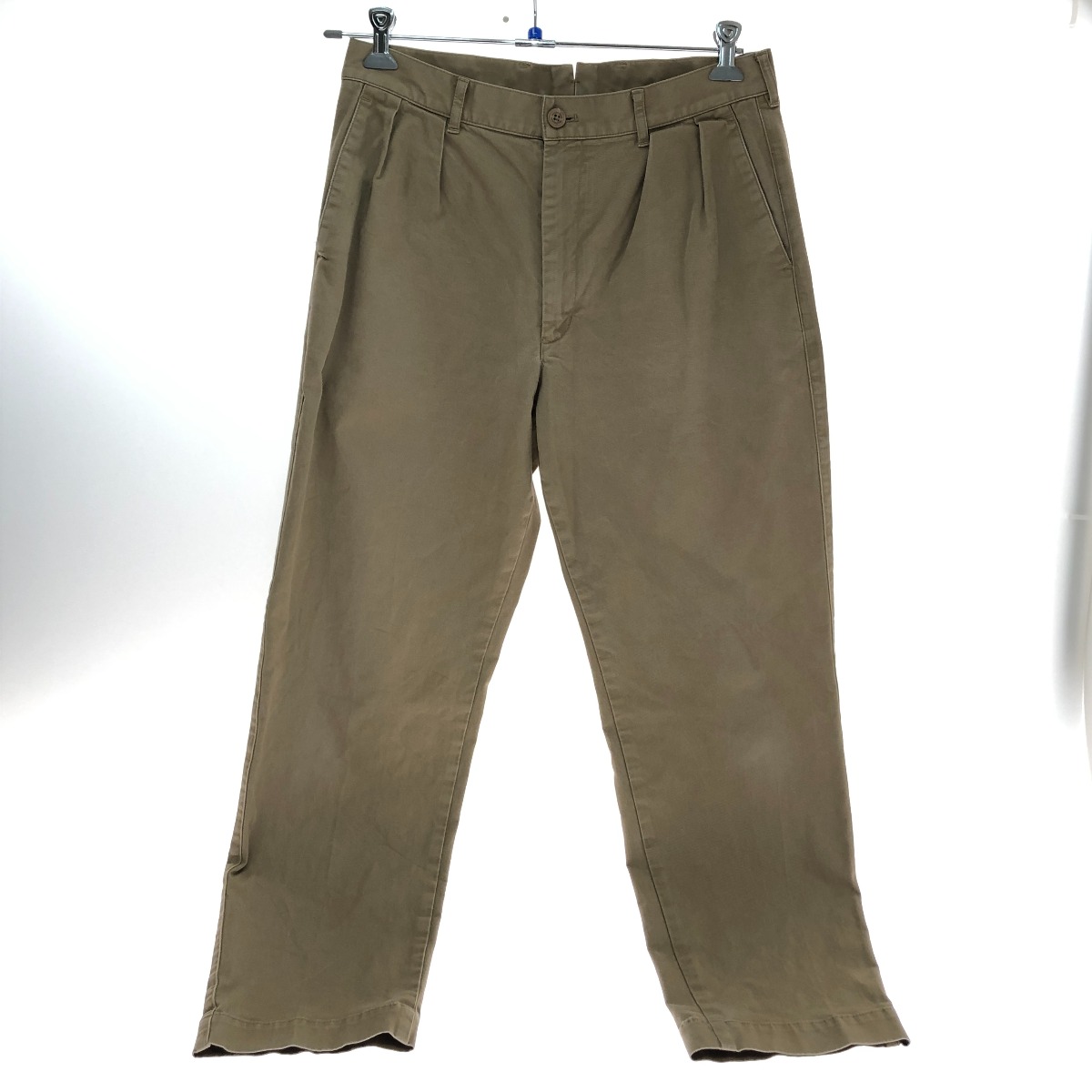 □□【中古】MACKINTOSH PHILOSOPHY マッキントッシュフィロソフィー タックパンツ SIZE 40 ベージュ Bランク