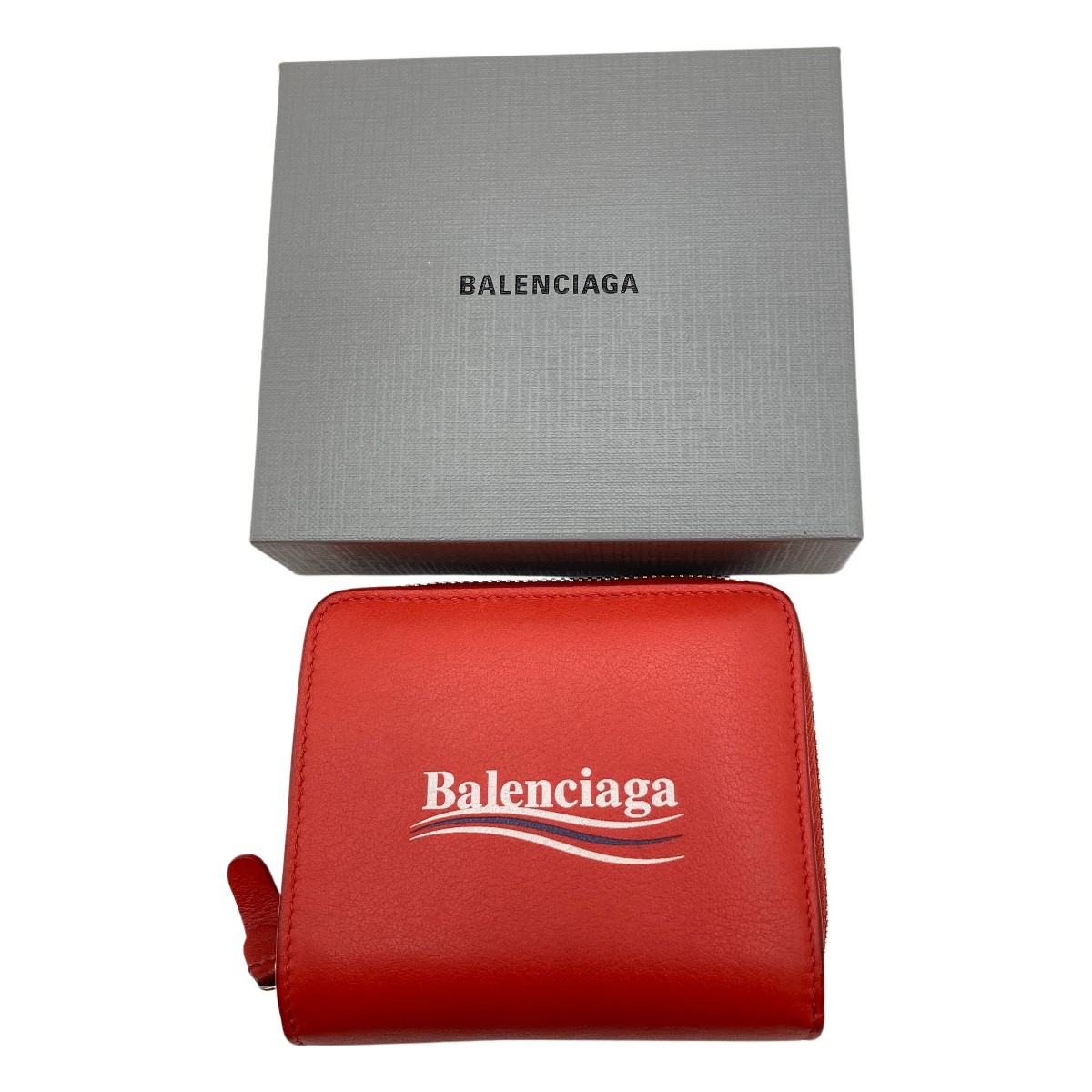 【希少未使用級】バレンシアガ ハート コインケース レッド 小銭入れ 箱付き 希少未使用級】バレンシアガ ハート コインケース レッド 小銭