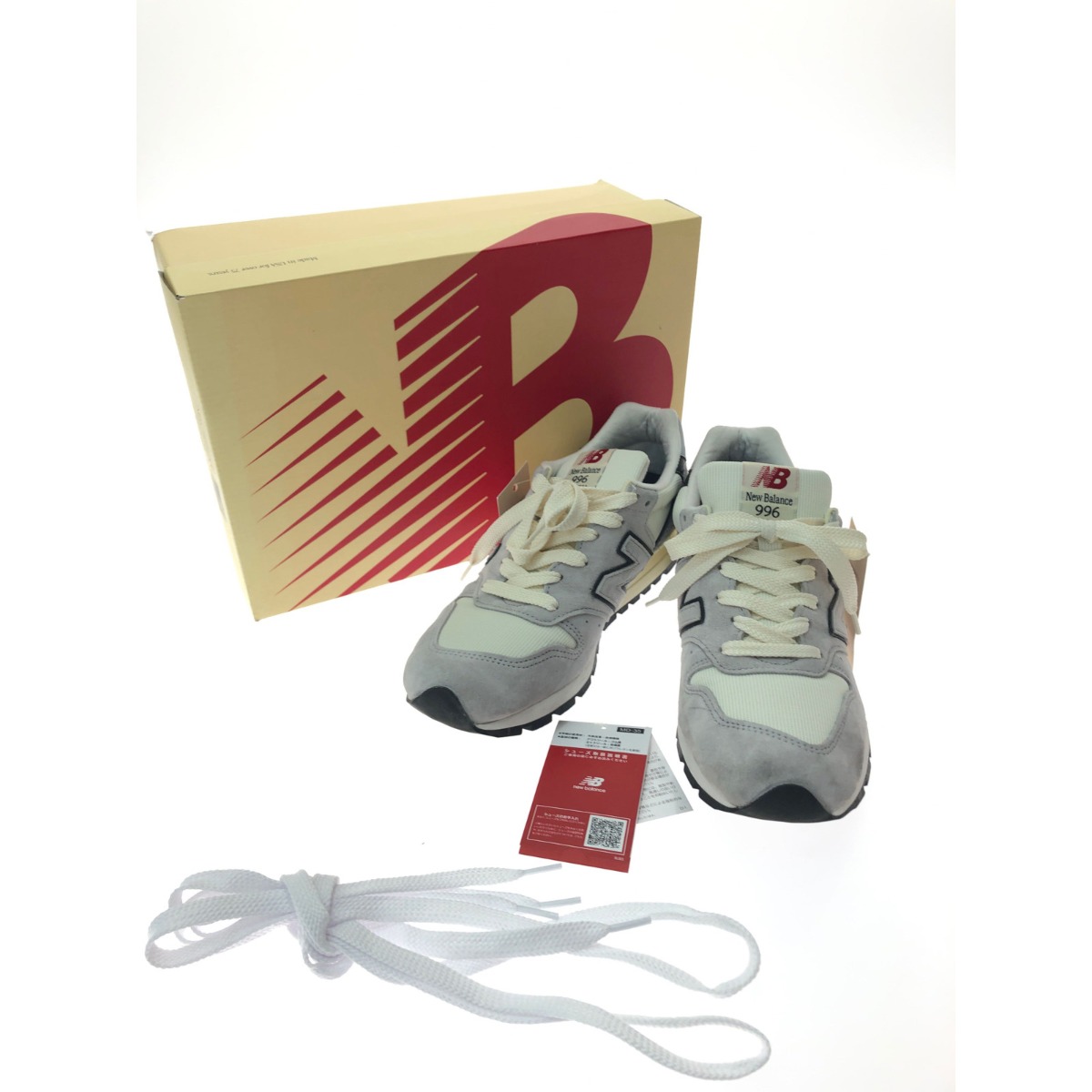 ▼▼【中古】NEW BALANCE ニュー・バランス メンズ スニーカー SIZE 28cm U996TG アイボリー×グレー Aランク