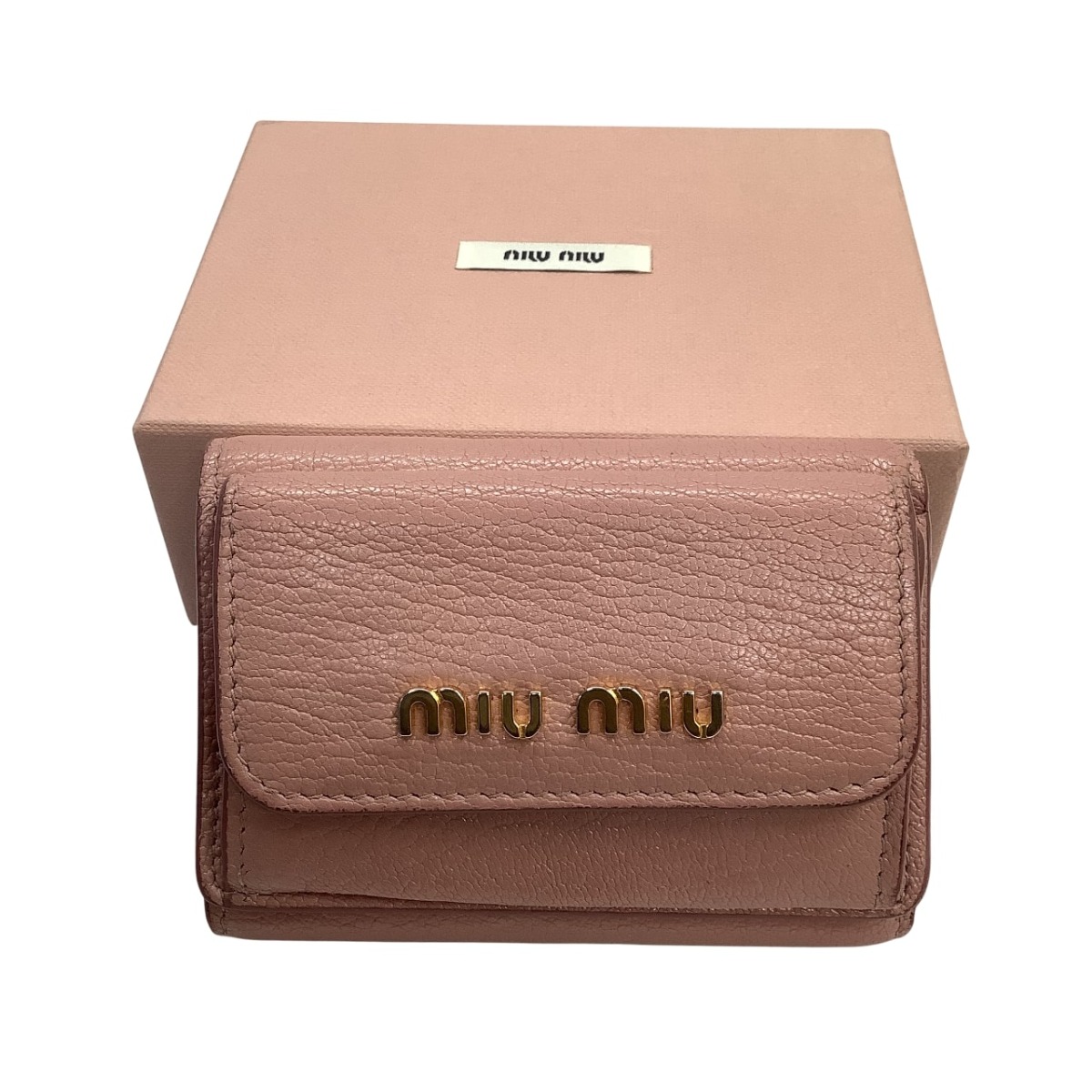 楽天市場】ミュウミュウ miumiu 財布 マドラス ラブ ピンク