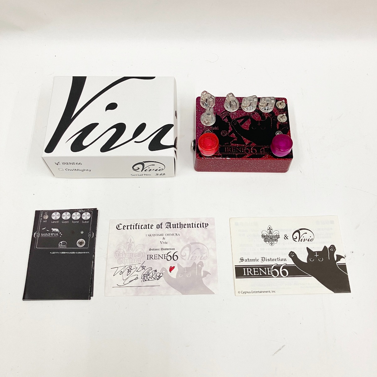 【中古】Vivie 大村孝佳シグネチャーモデル 初回限定デザイン IRENE66 エフェクター ギターエフェクター Bランク｜リサイクルビッグバン店
