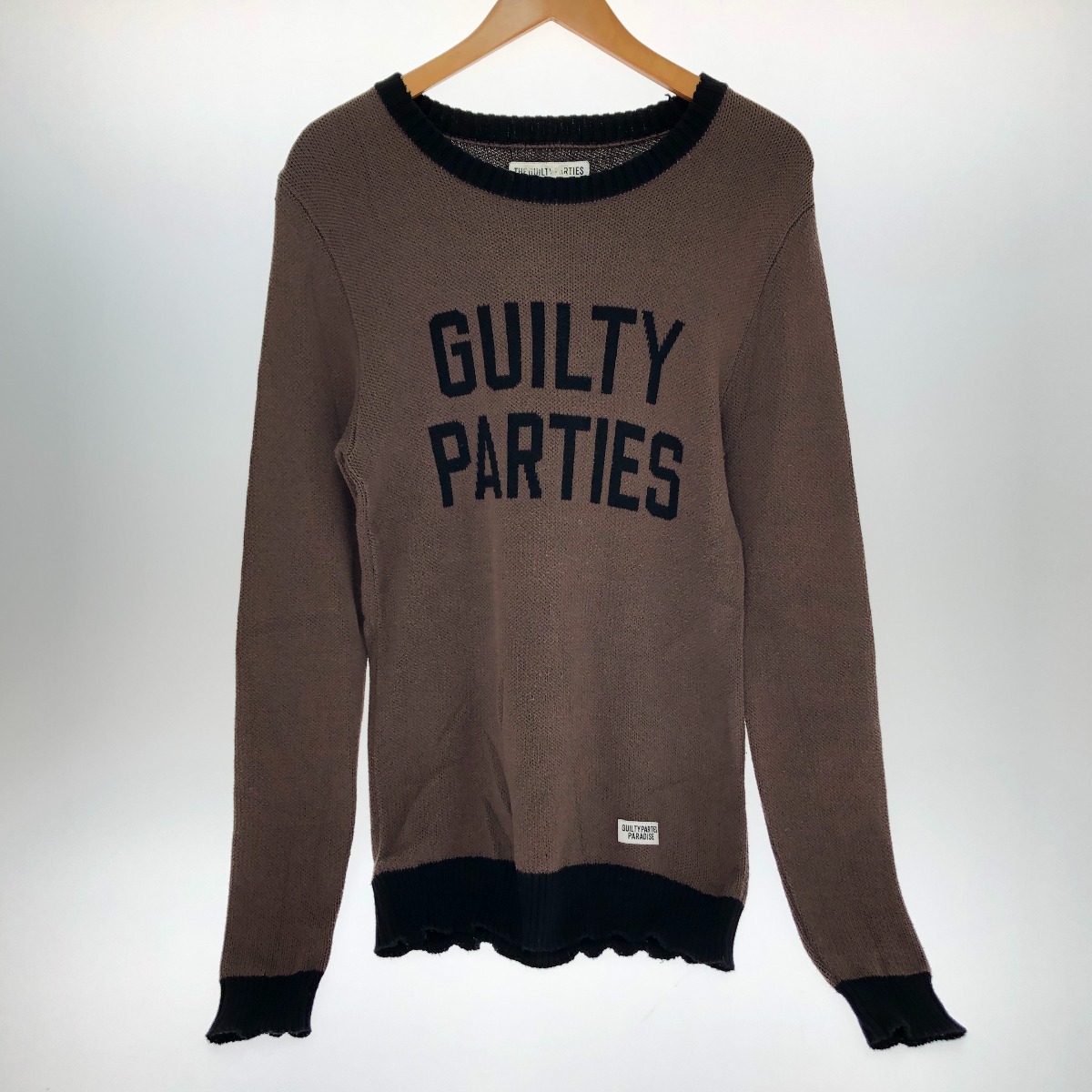 WACKO MARIA THE GUILTY PARTIES ニットセーター wacko maria guilty parties ロゴセーター ニット 【公式通販】