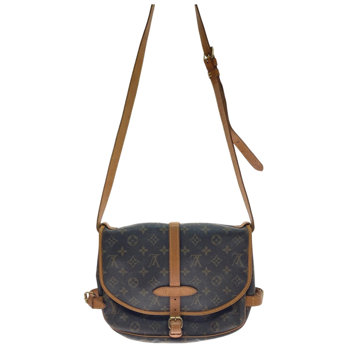 □□【中古】LOUIS VUITTON ルイヴィトン モノグラム ソミュール30 M42256 Cランク