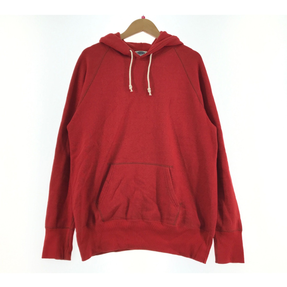 ▼▼【中古】DENIME ドゥニーム パーカー warehouse SIZE M レッド Cランク