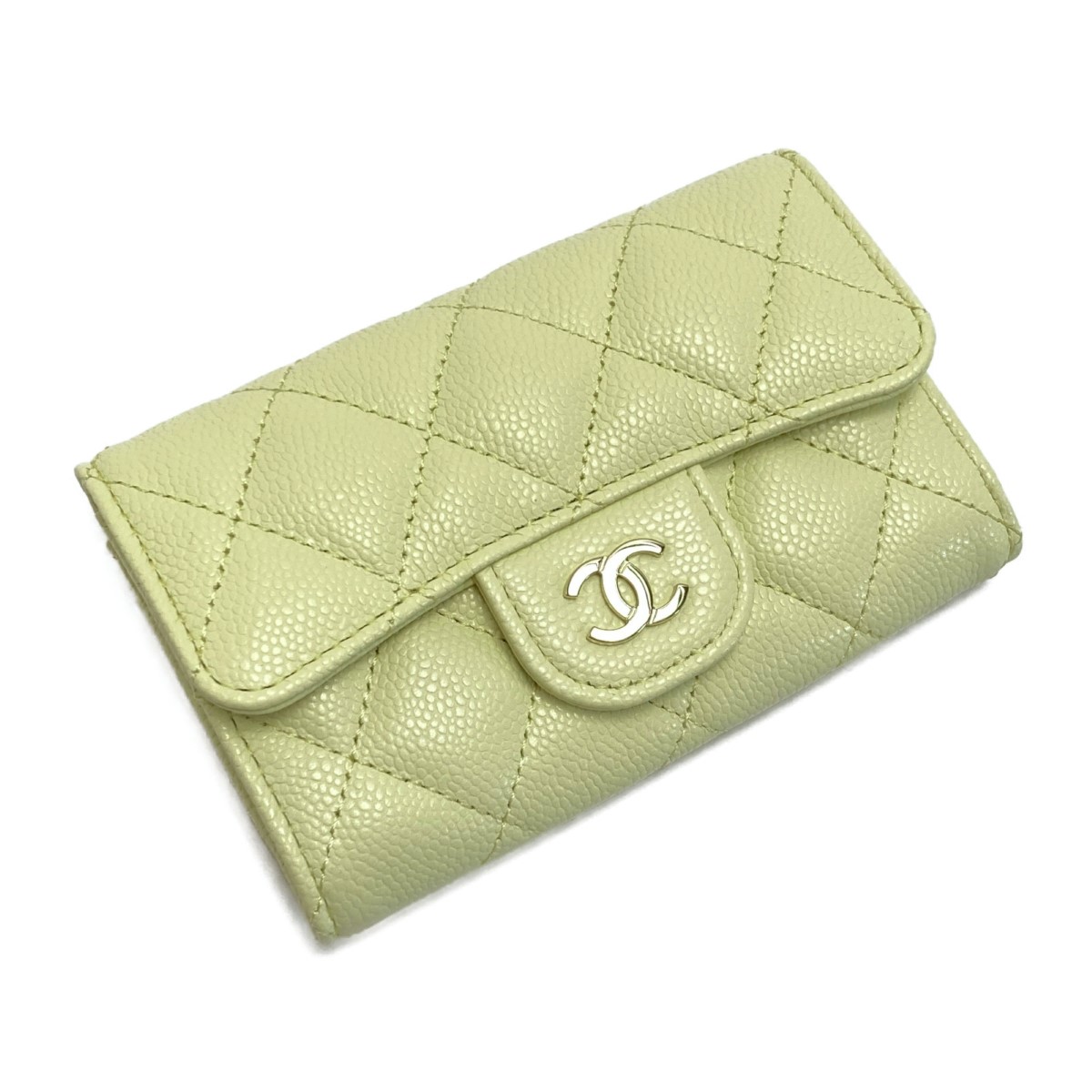 ☆☆【中古】CHANEL シャネル マトラッセ 古典派音楽 下げ翼 歌留多容れもの AP0214 点火装置黄色 キャビアひと肌 A位置づける