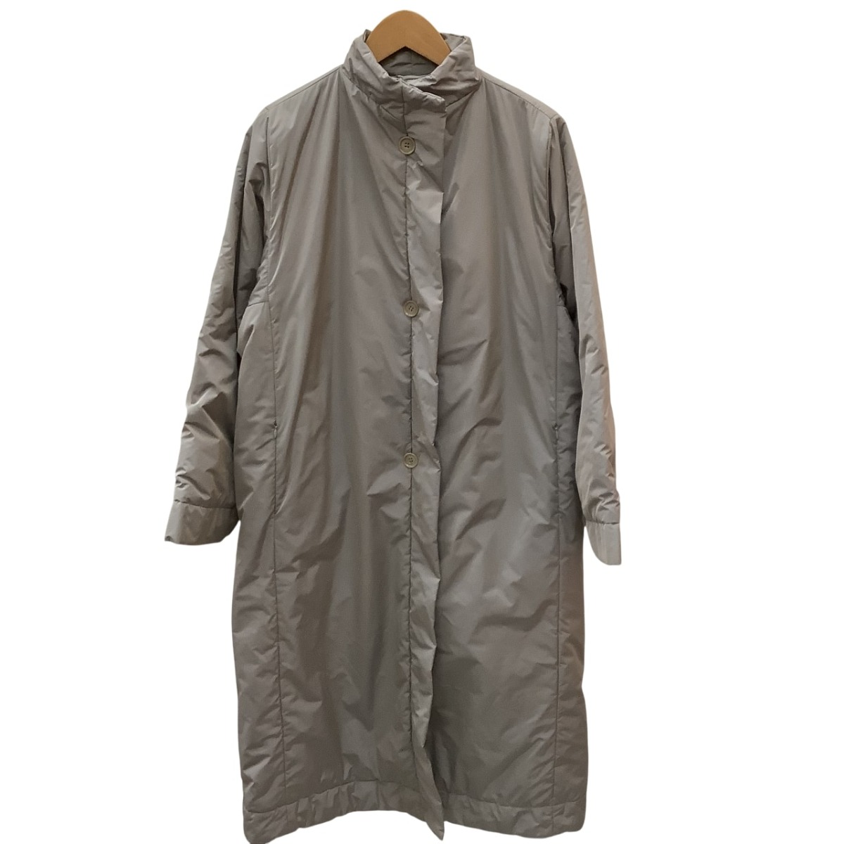 【中古】MAX MARA マックスマーラー レディース ロング厚地の外套 SIZE 42 ともし火薄墨色 B序列付ける