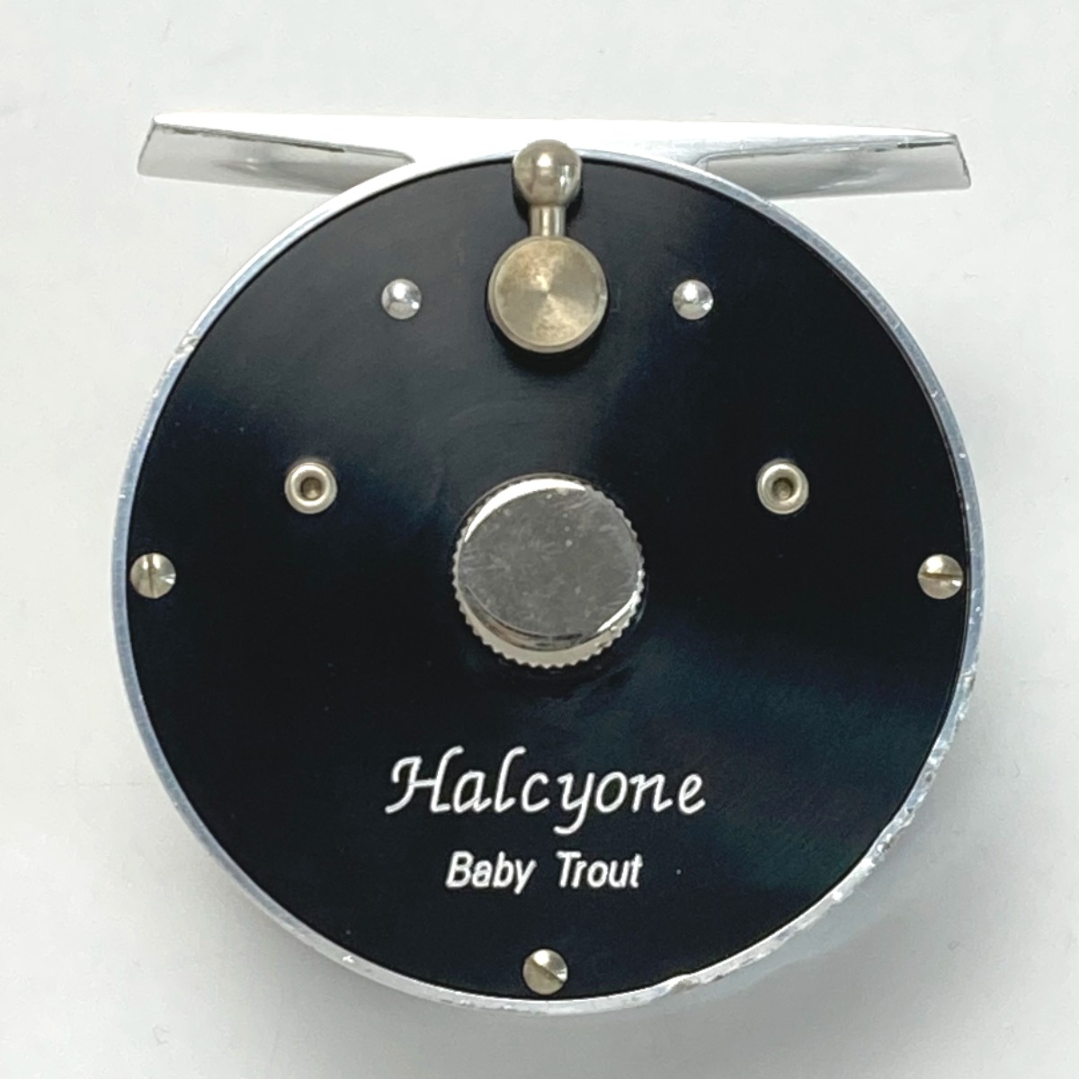 ☆☆【中古】KIRAKU キラク Halcyone Baby Trout フライリール ネジ2個欠品有り Cランク