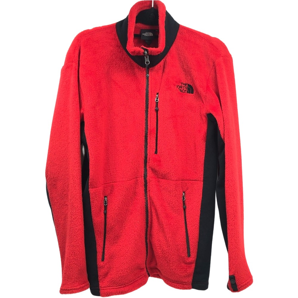 ΣΣ【中古】THE NORTH FACE ザノースフェイス フリースジャケット Mサイズ NA61206 レッド Bランク