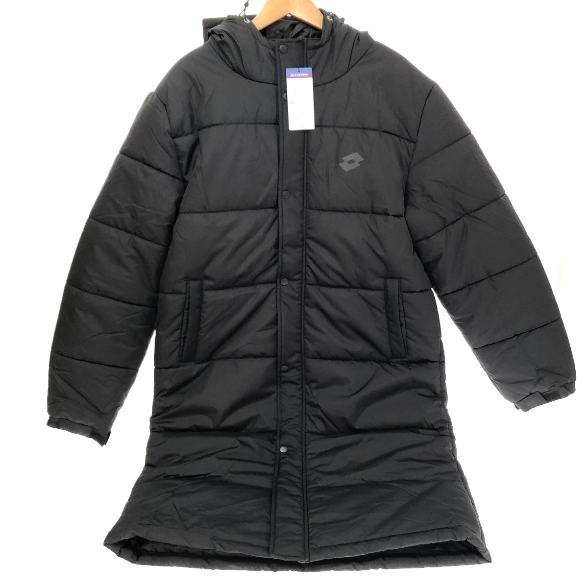 □□【中古】Lotto ロット ベンチコート LLサイズ LOTM9028 ブラック Aランク