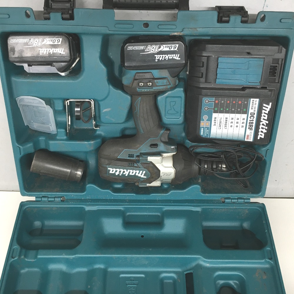 ЗЗMAKITA マキタ 18v 19mm 充電式インパクトレンチ バッテリーx1